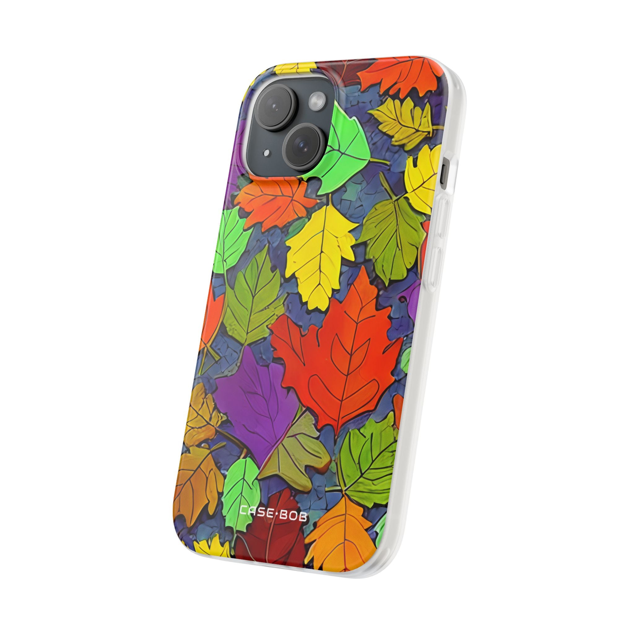 Lebendiger Leafburst iPhone 15 Case - Soft