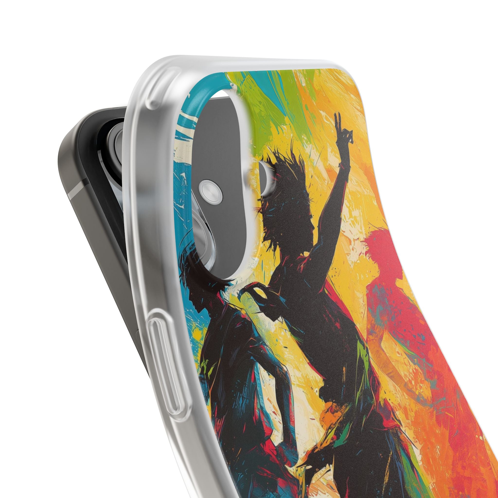 Electric Motion Blur · Soft Phone Case for iPhone
