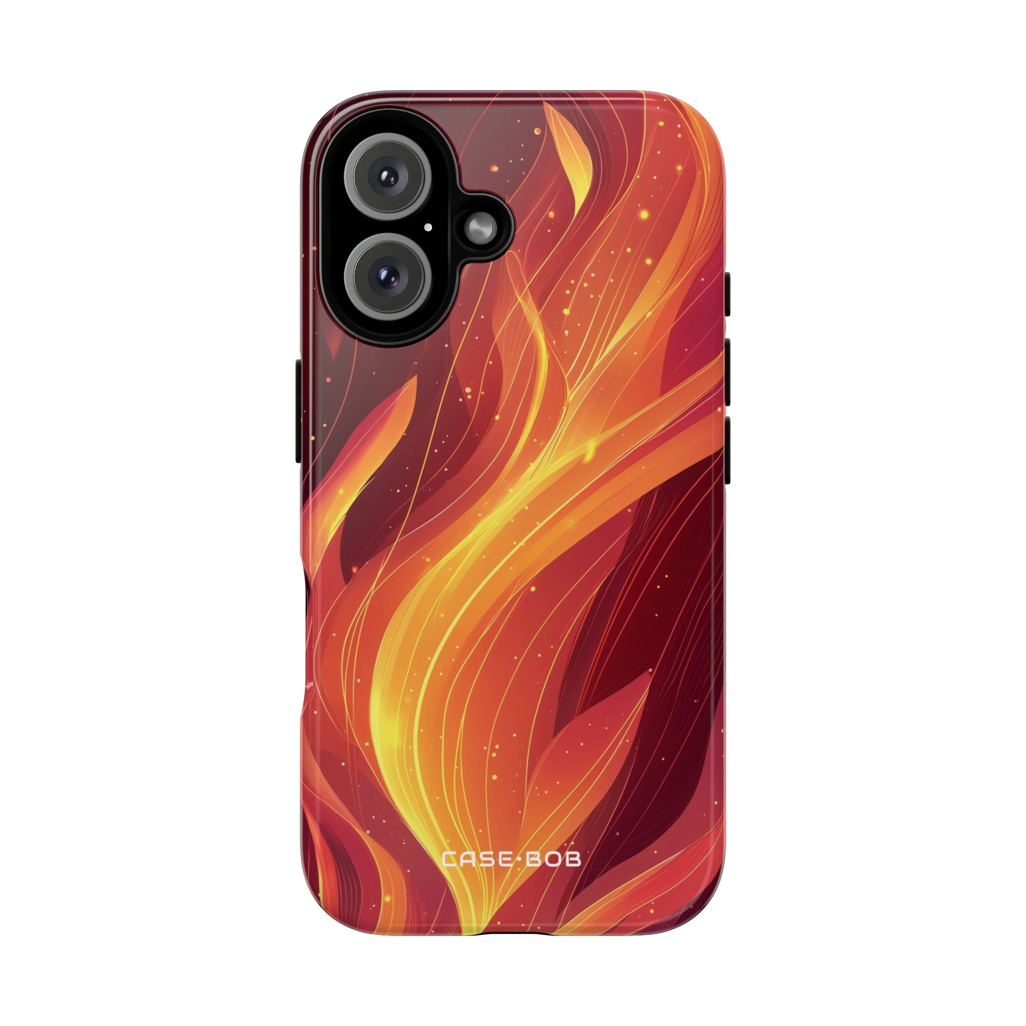 Flaming Flow iPhone 16 Case - Tough - CASE•BOB