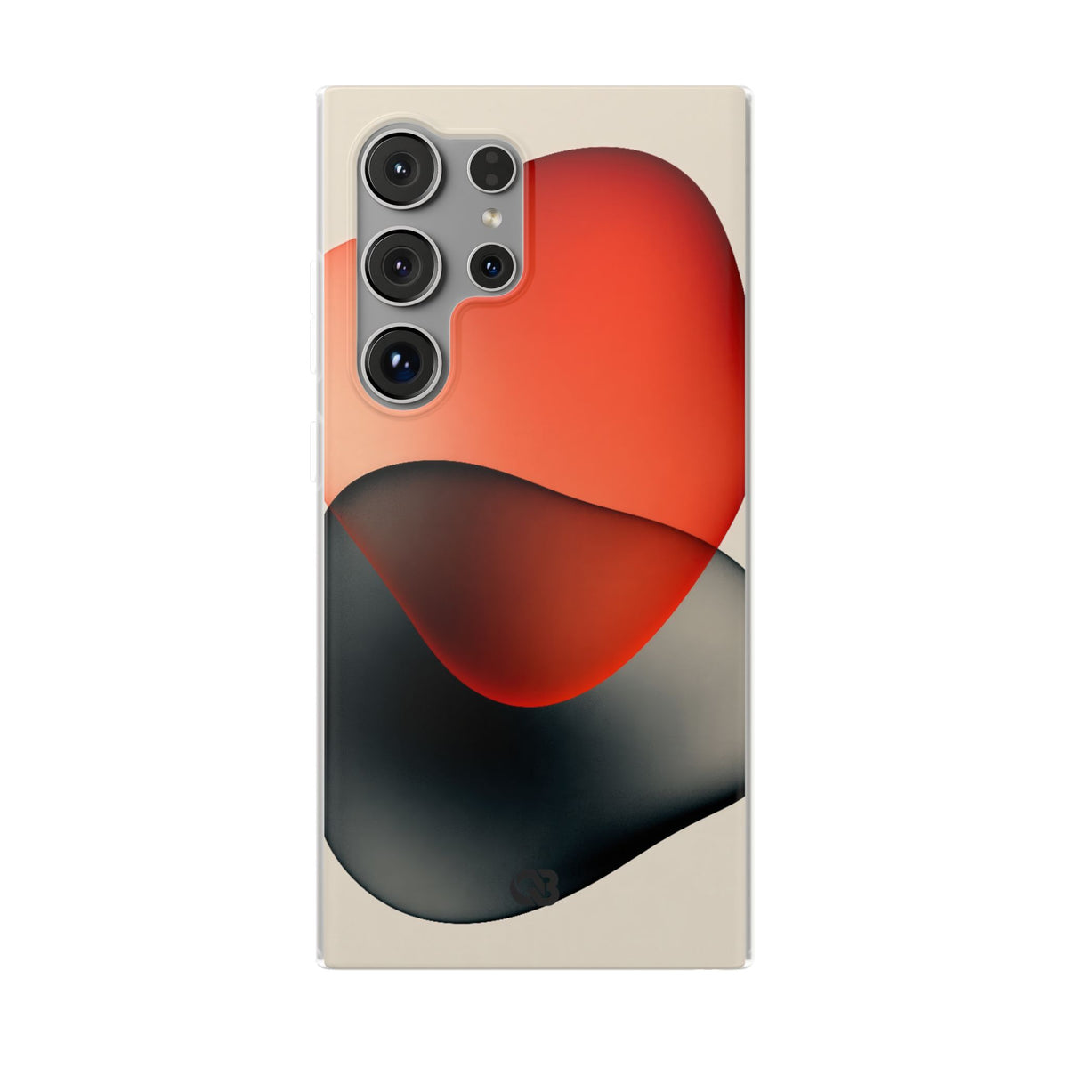 Translucent Crimson Form · Lite Phone Case for Samsung · Red