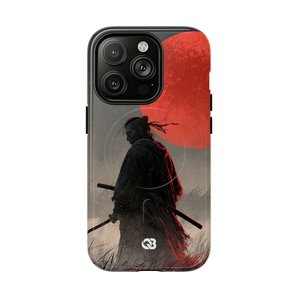 Crimson Moon Ronin · Tough 2.0 Magnetic Phone Case for iPhone · Black