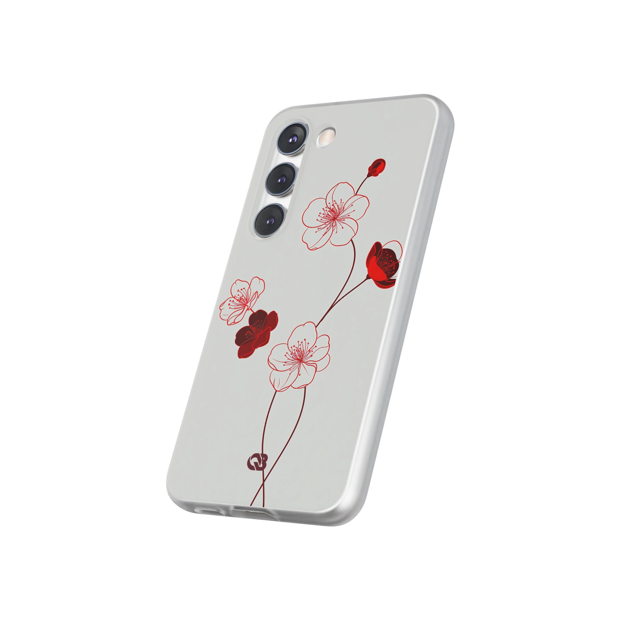Red Lite Phone Case for Samsung - Kyoto Ember Bloom