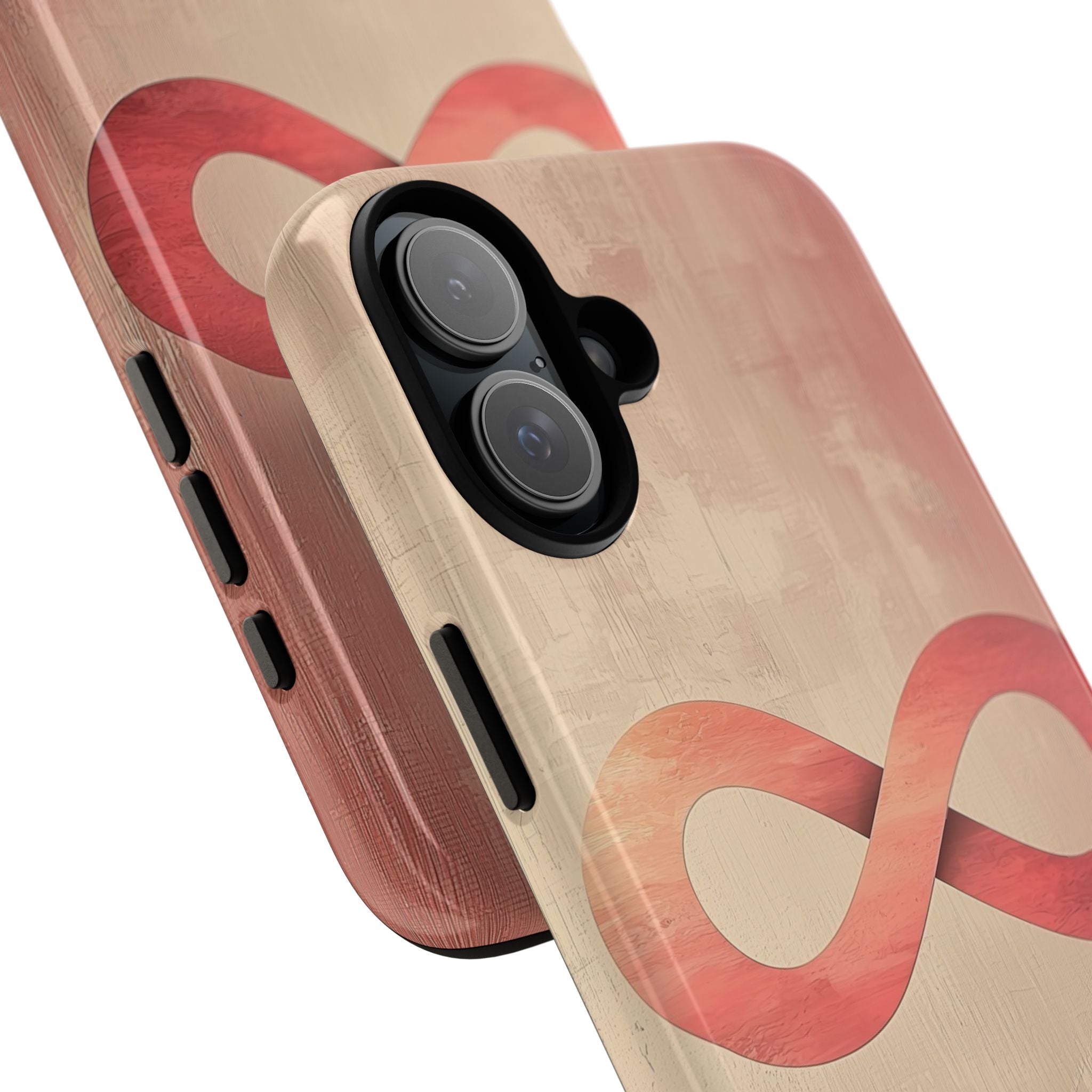 Terracotta Infinity Stroke · Tough Phone Case for iPhone