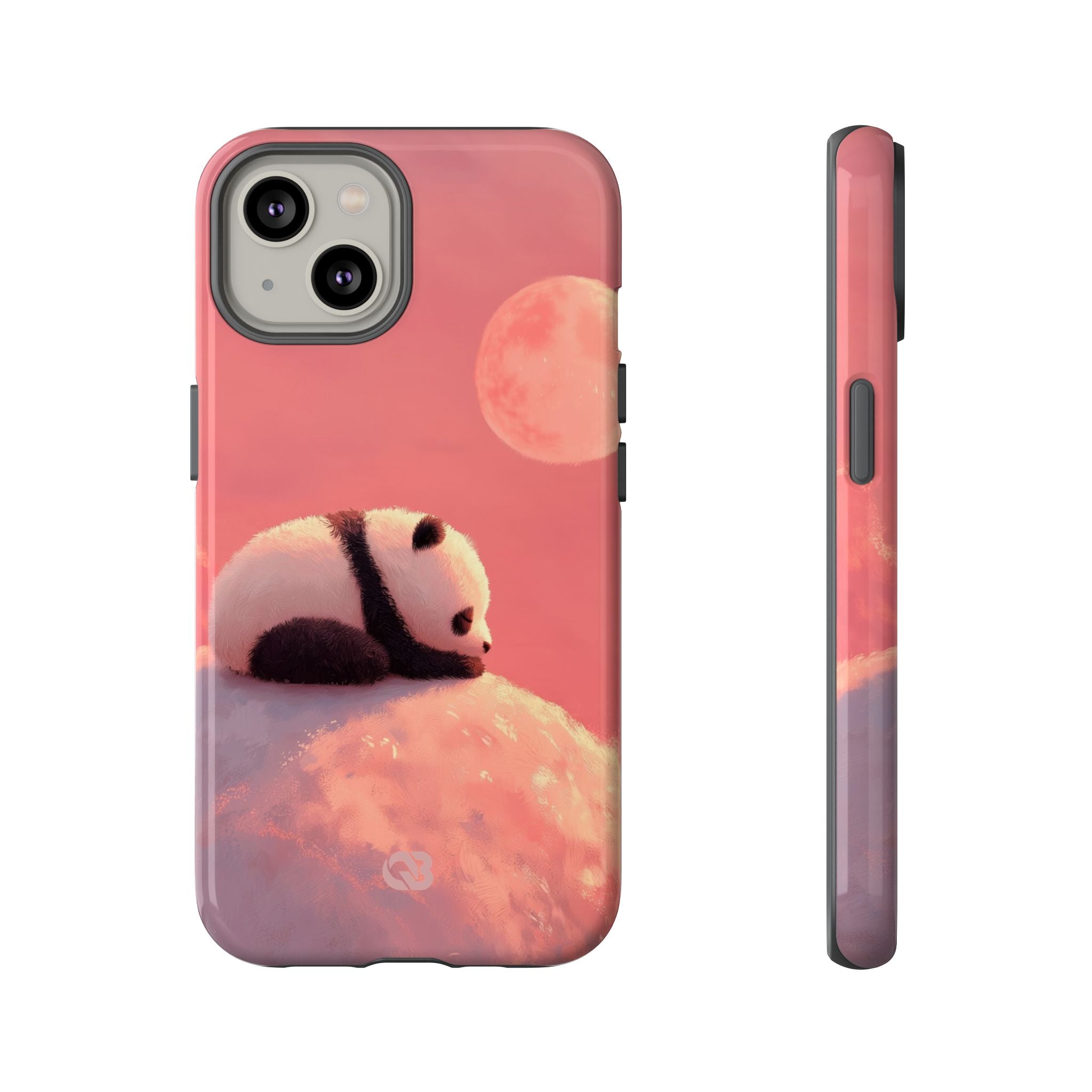 Rose Moon Panda · Custodia Tough per iPhone