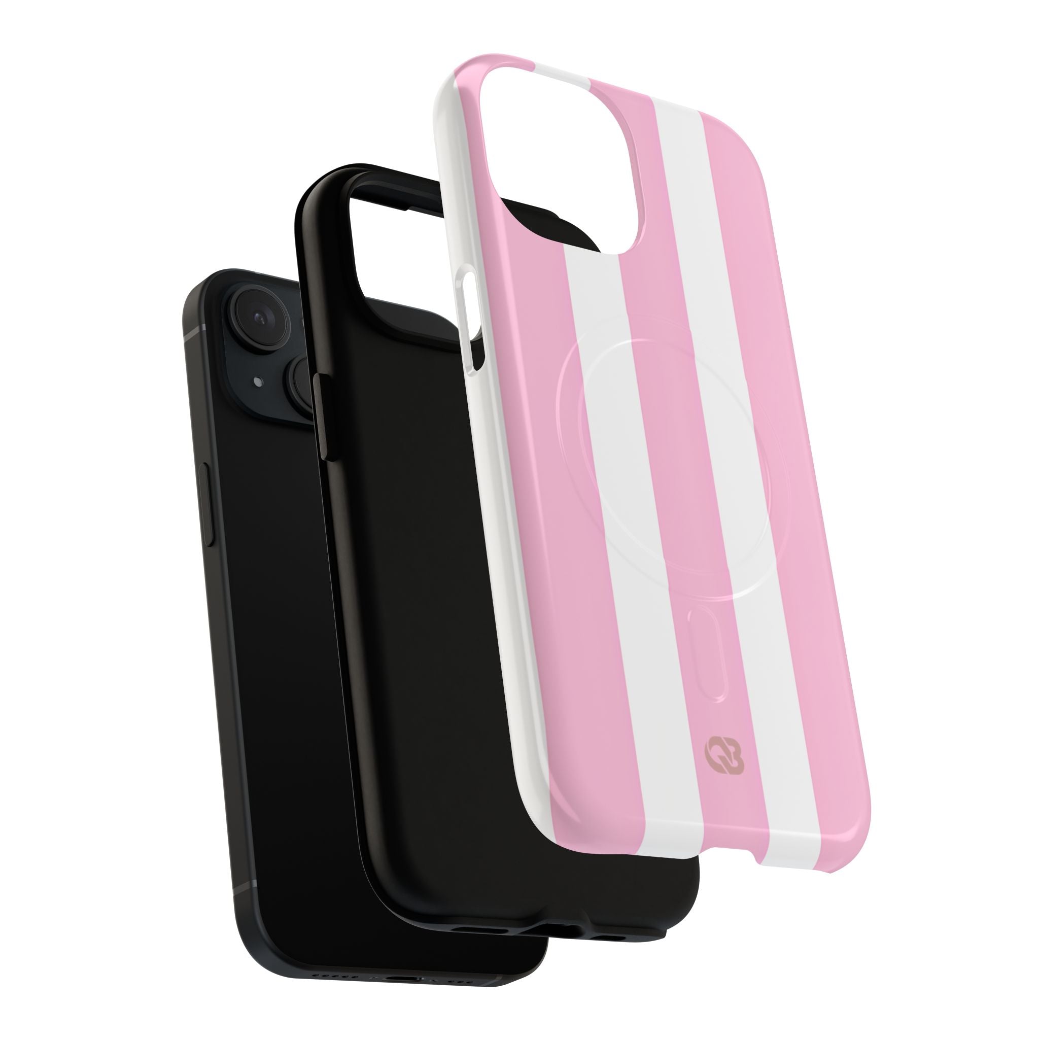 Soft Pink Stripe · Tough+ Magsafe