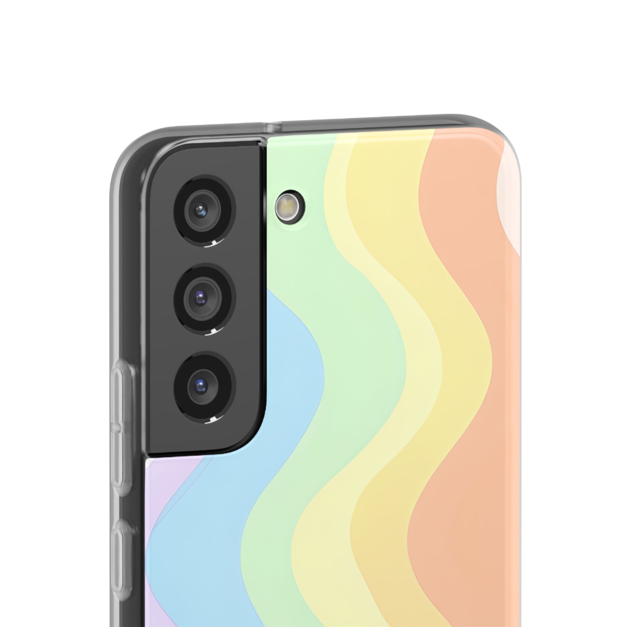 Pastel Ripple Flow · Soft Handyhülle für Samsung