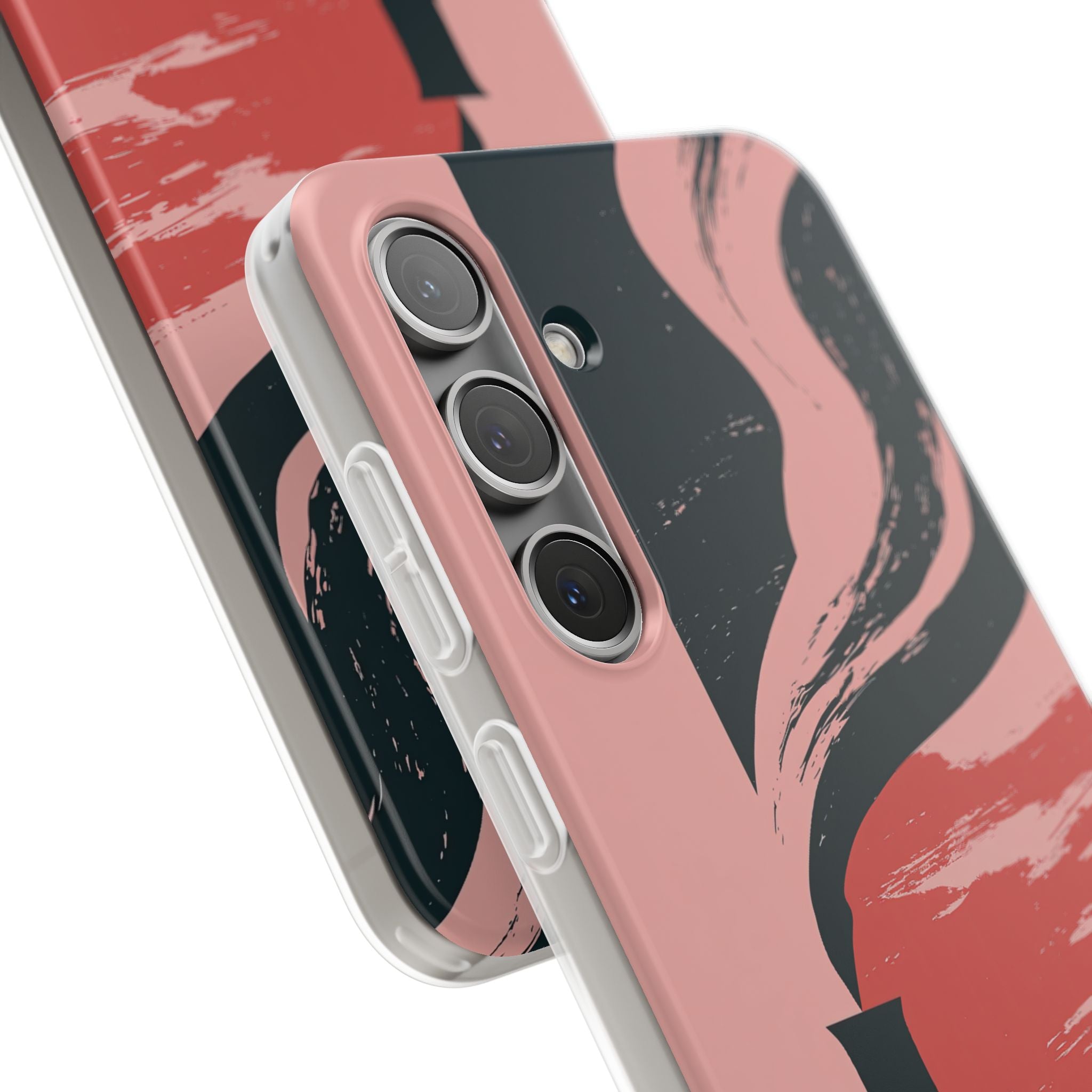 Pink Lite Phone Case for Samsung - Cinder Rose Plume