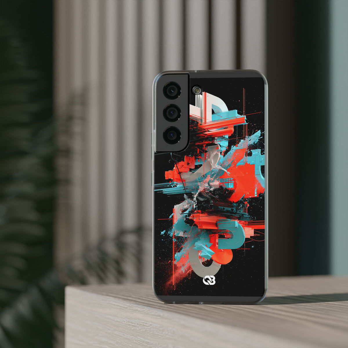 Fragmented Cyber Core · Lite Phone Case for Samsung · Black