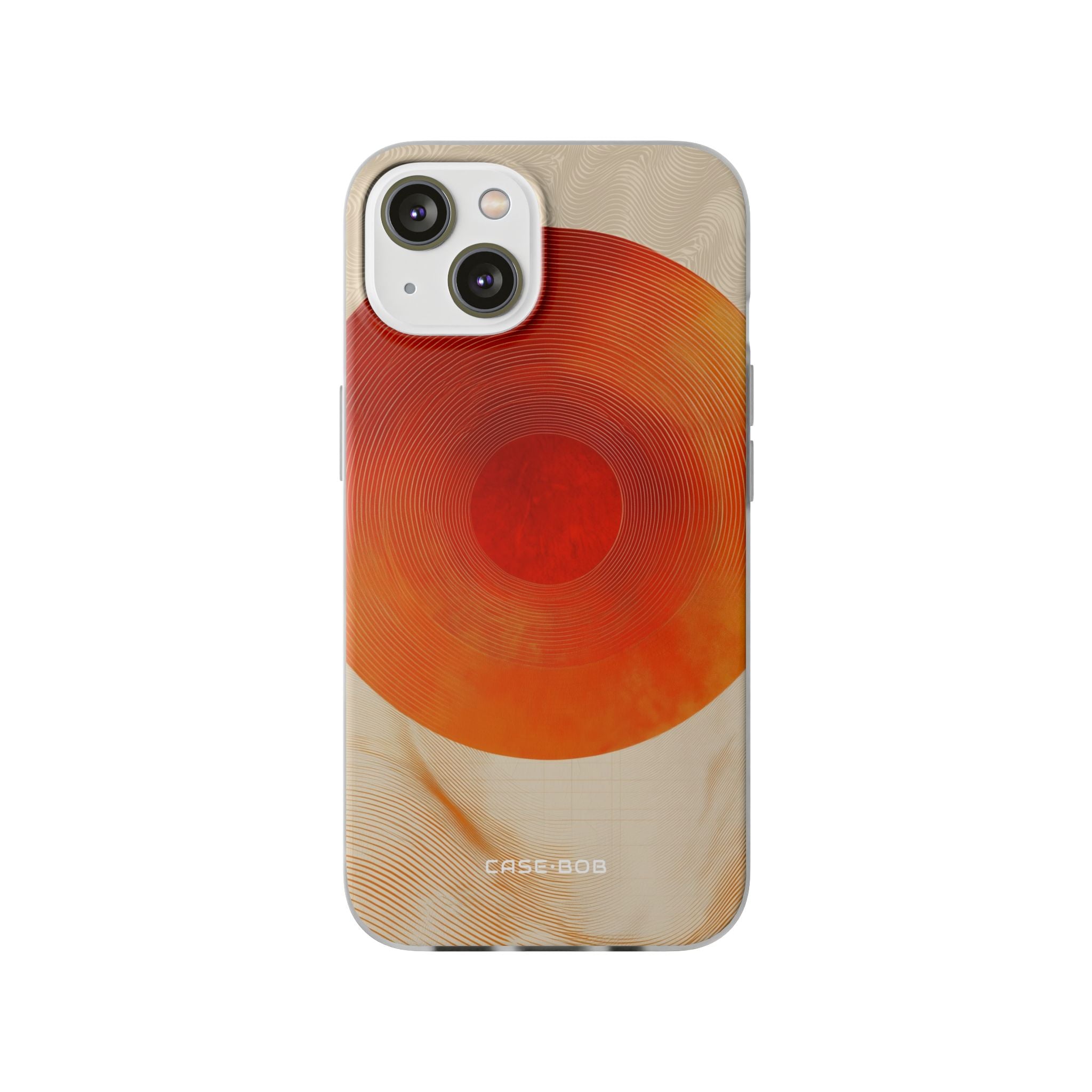 Sunburst Swirl iPhone 14 Skal - Mjuk