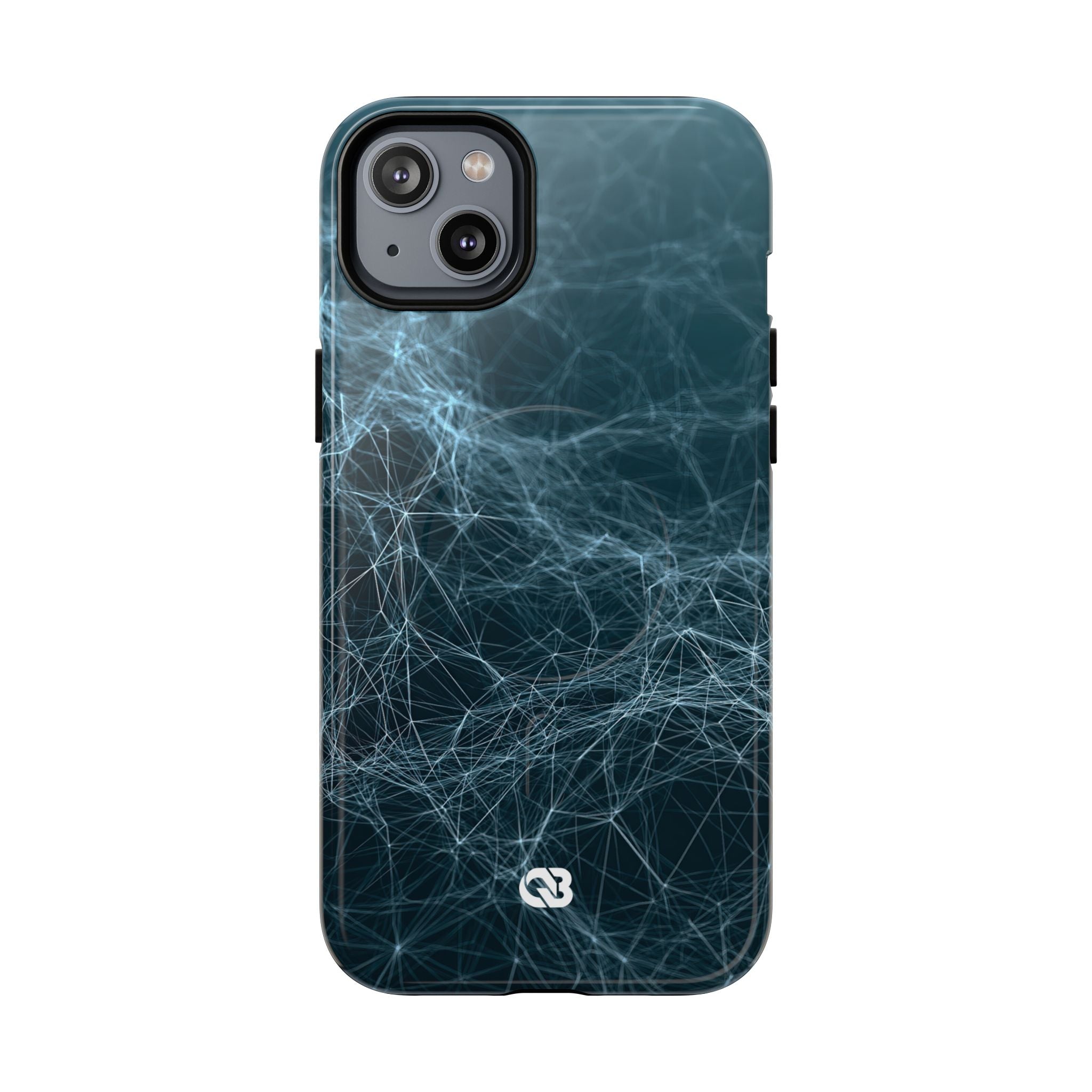 Teal Tough 2.0 Magsafe Phone Case for iPhone - Arctic Neural Mesh