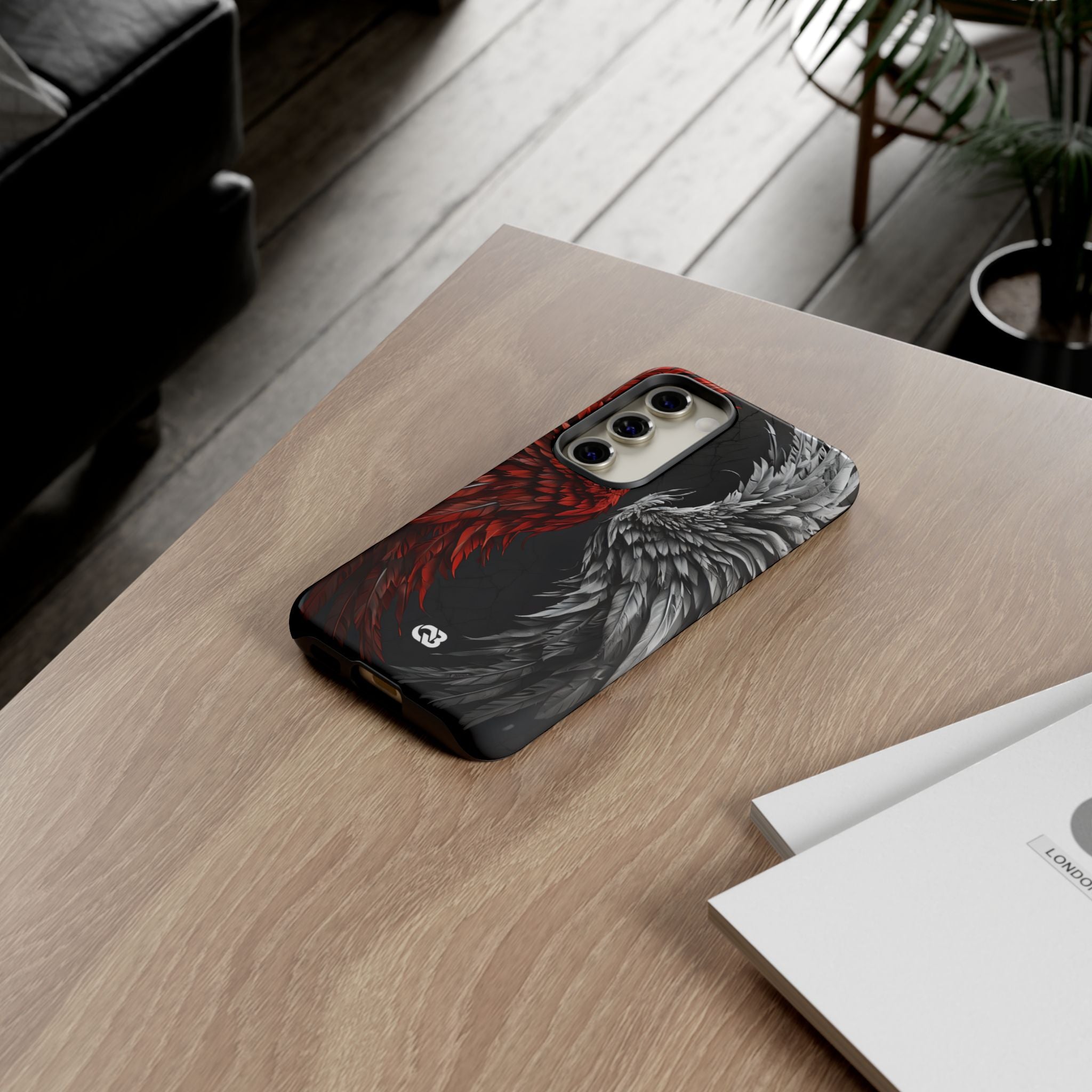 Split Crimson Wing · Tough Handyhülle für Samsung