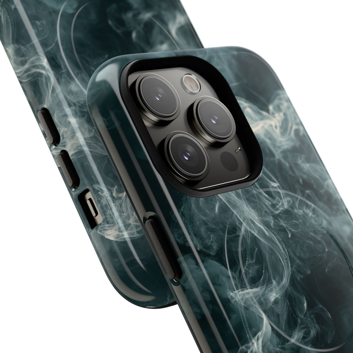 Luminescent Vapor Drift · Tough 2.0 Magnetic Phone Case for iPhone · Teal