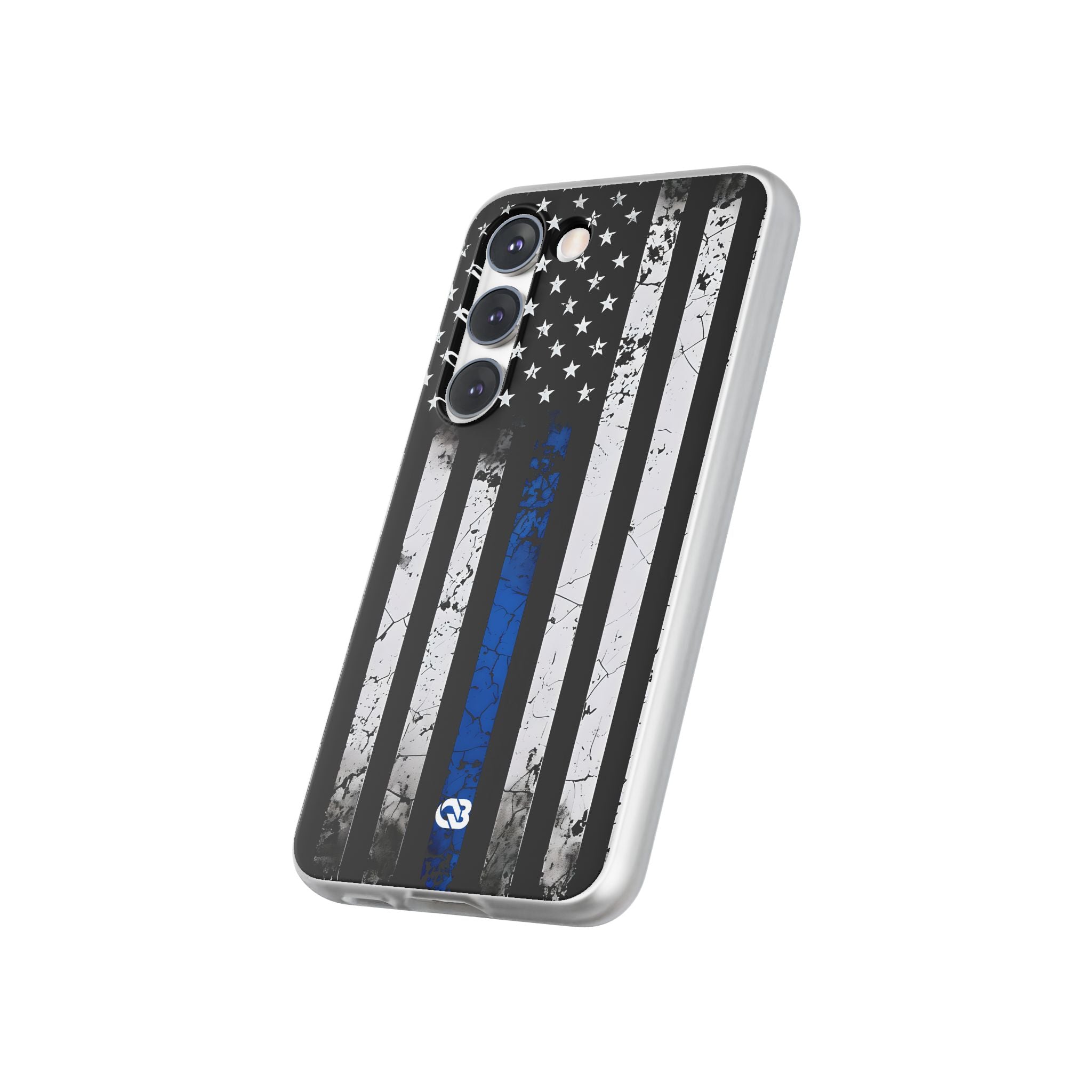 Gritty Cobalt Flag · Soft Handyhülle für Samsung