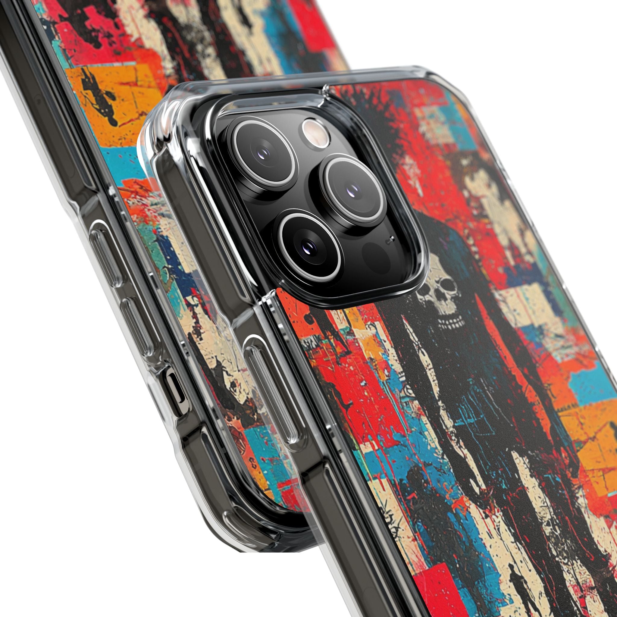 Spiky Skull Silhouette iPhone 14 Pro Max Case - Impact