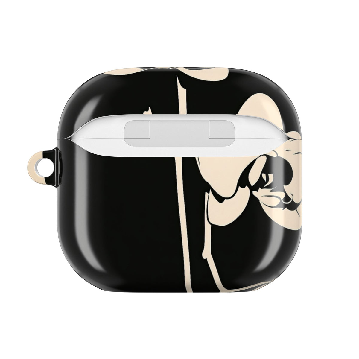 Nocturne Orchid · Hard Case for AirPods & AirPods Pro · Black