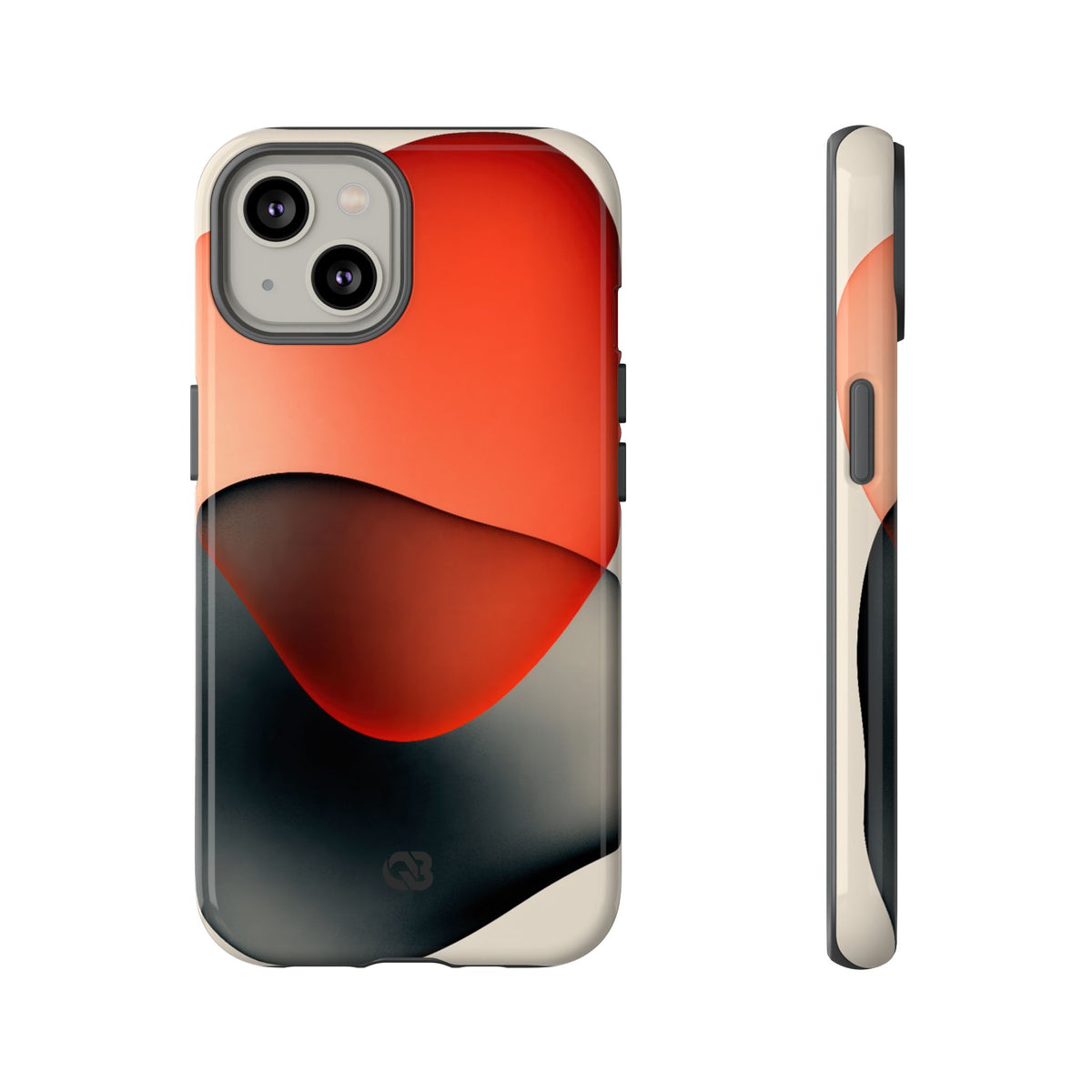 Translucent Crimson Form · Tough Phone Case for iPhone · Red