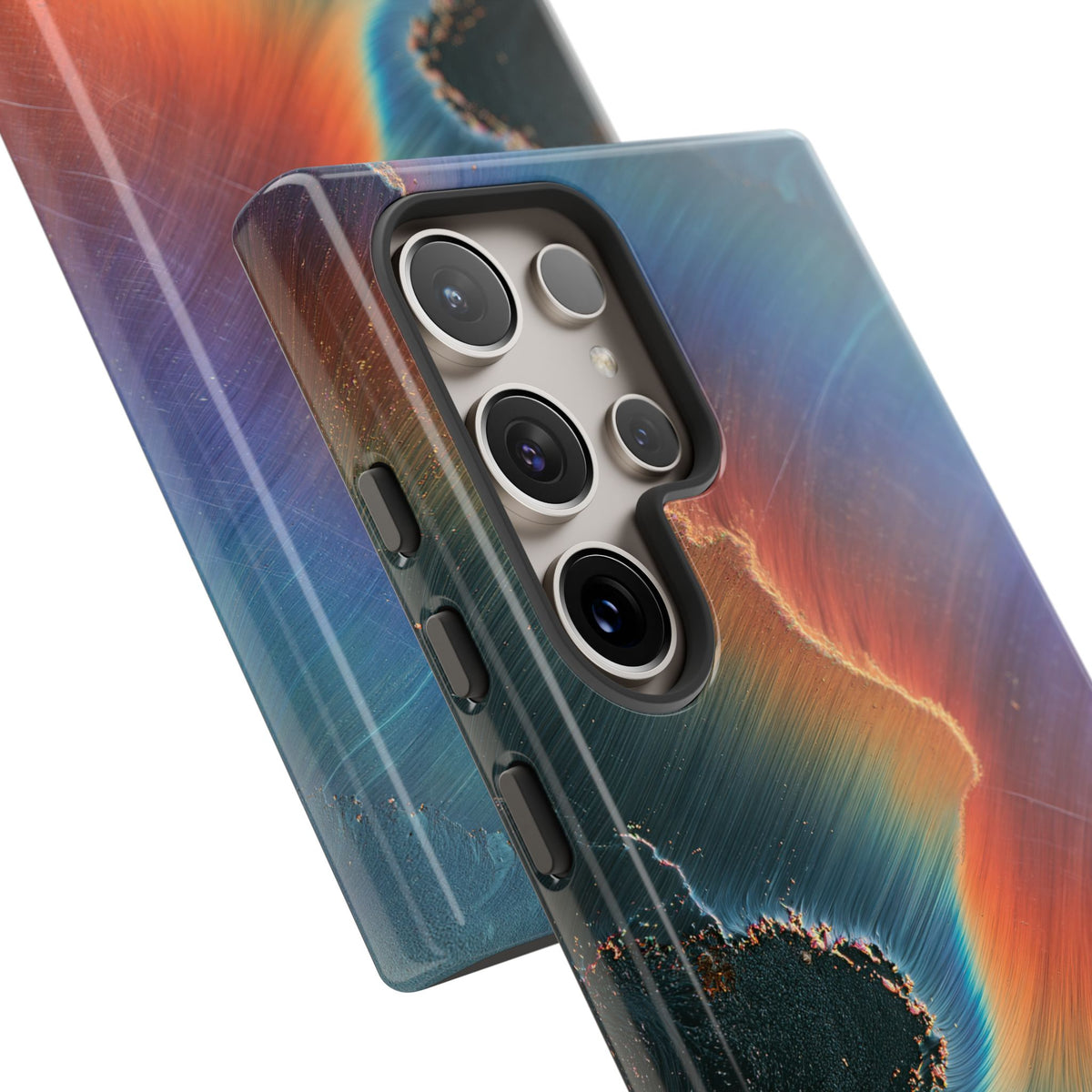 Prismatic Aura Shift · Tough Phone Case for Samsung · Blue