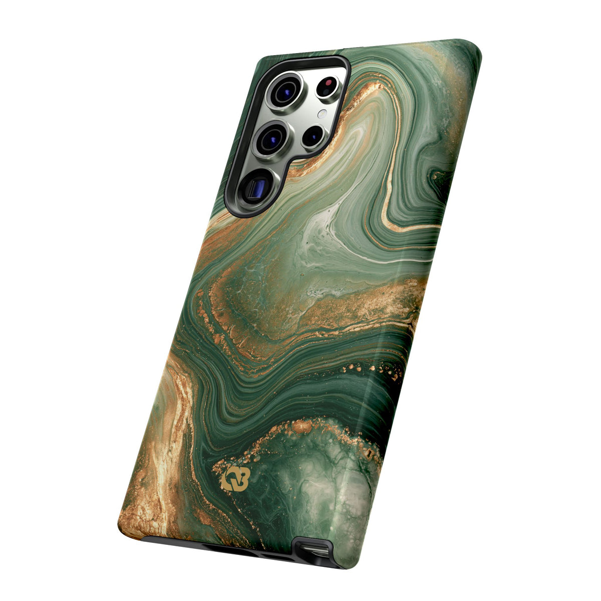 Jade Suminagashi · Tough Phone Case for Samsung · Green