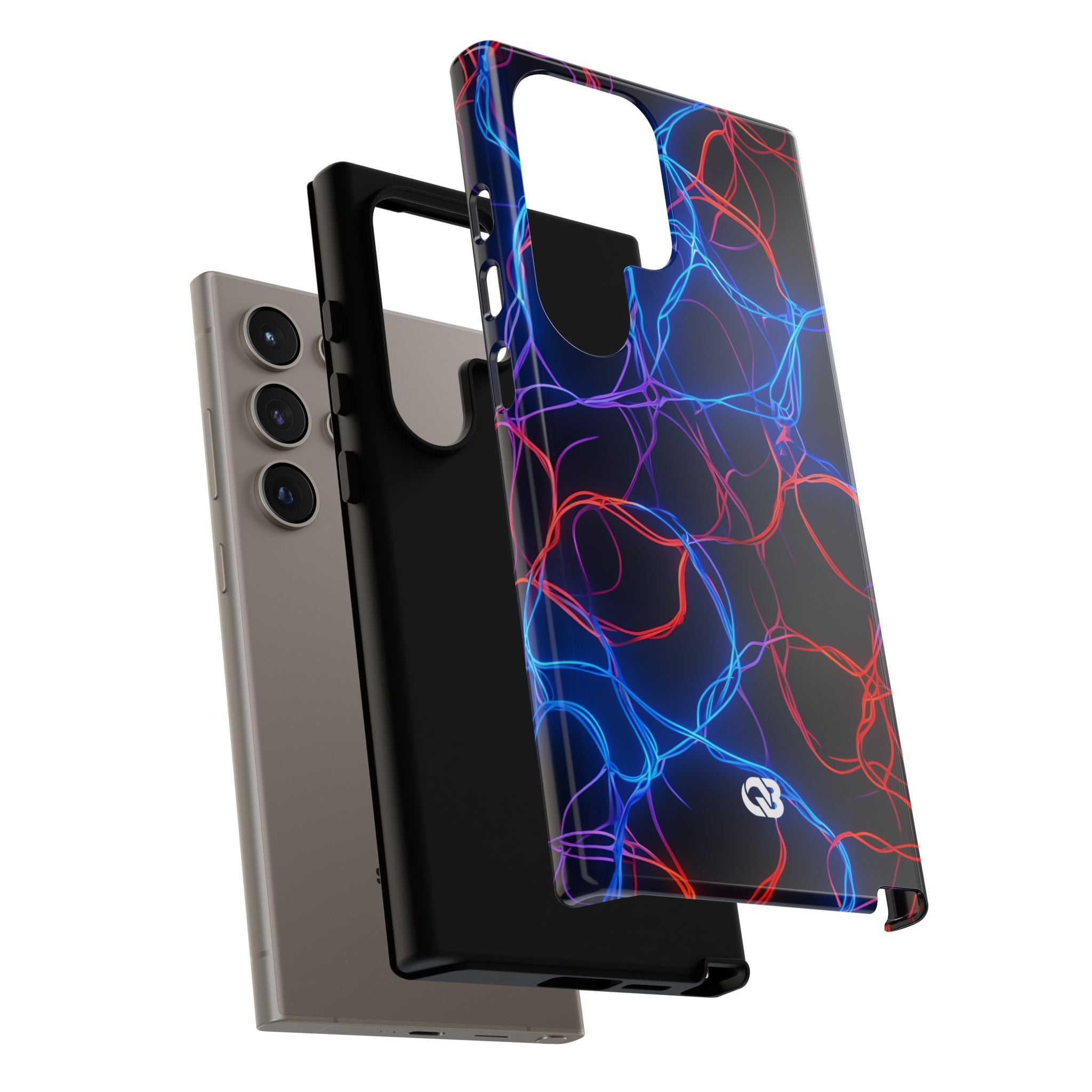 Electric Synapse Glow · Tough Handyhülle für Samsung