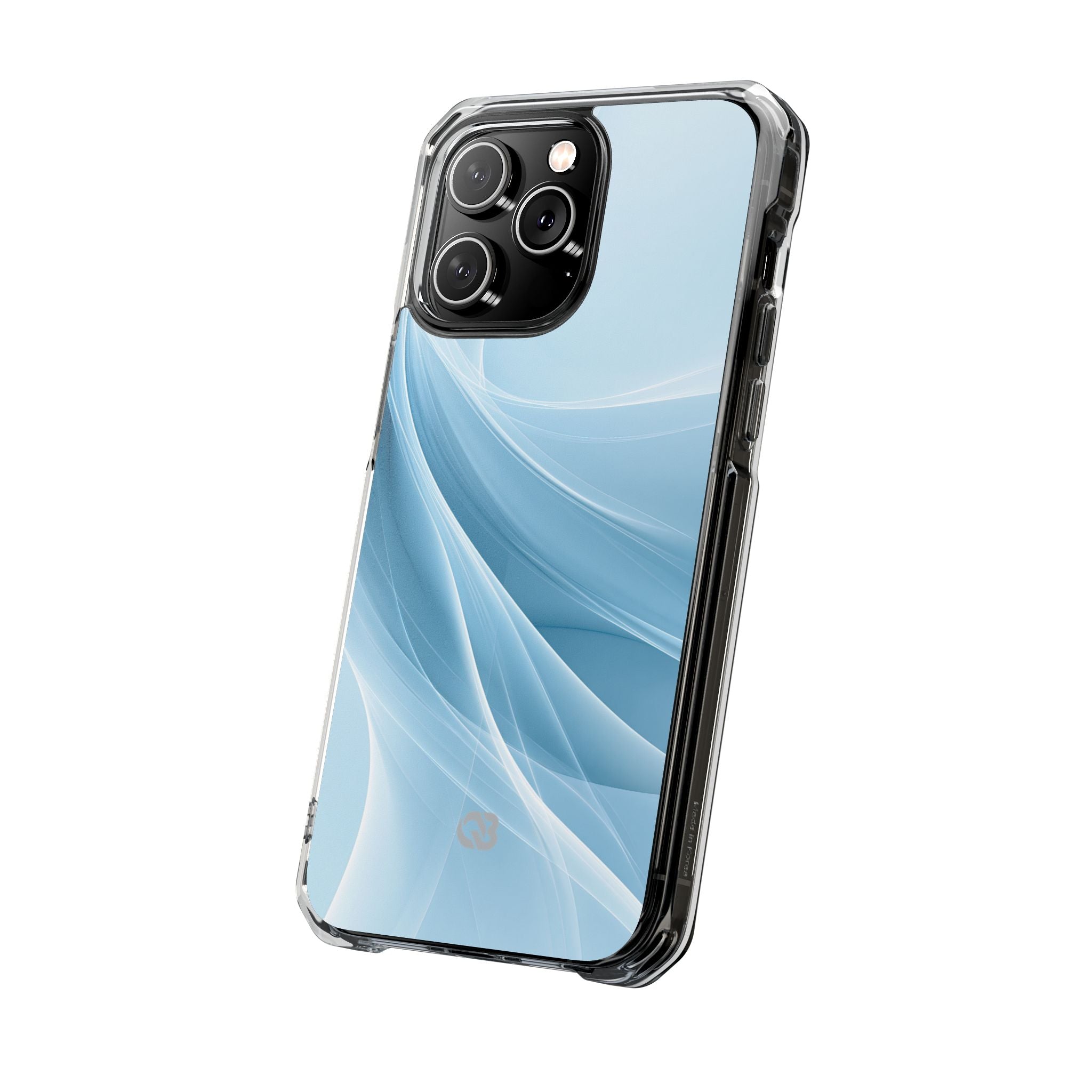 Blue Impact MagSafe Phone Case for iPhone - Arctic Silk Drift