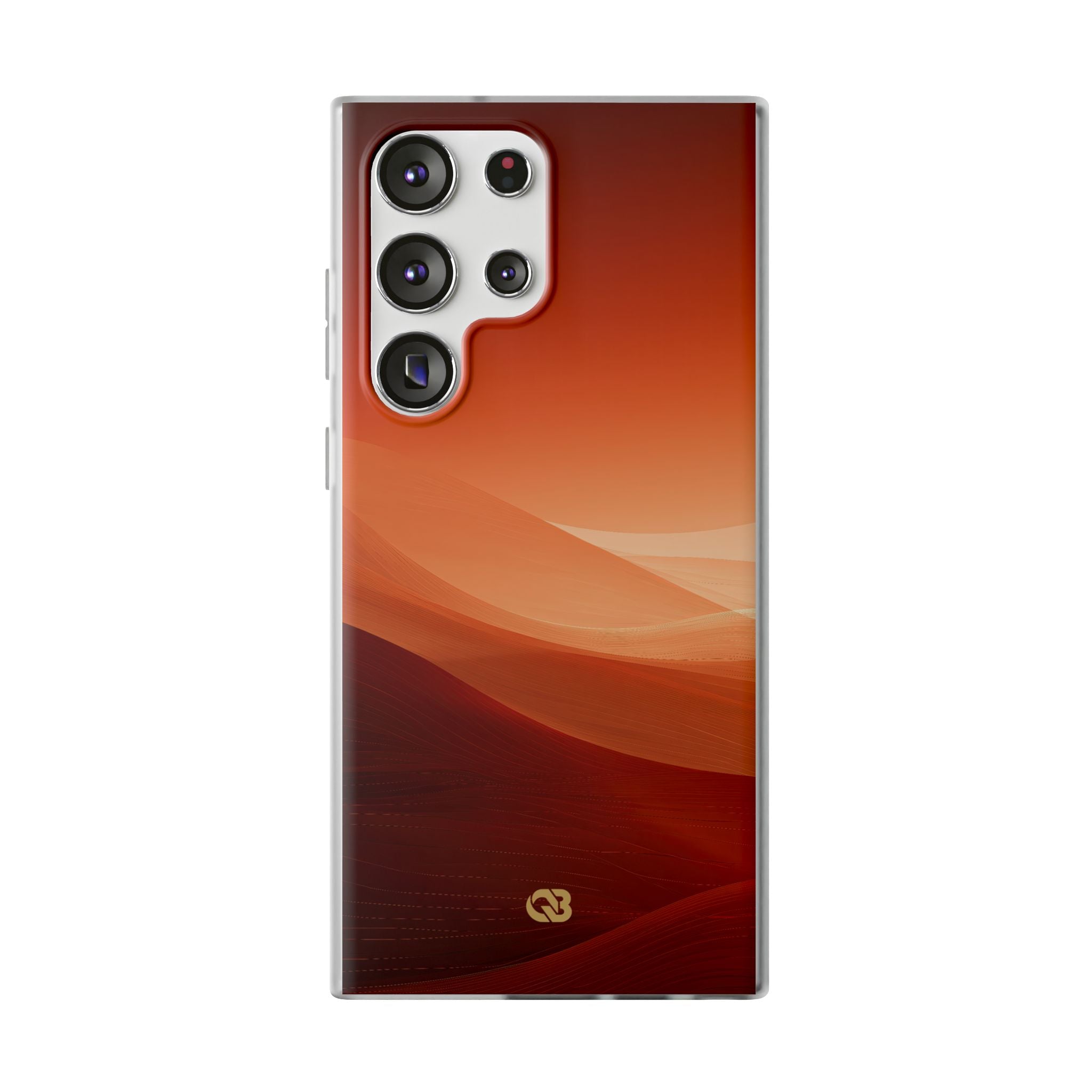 Orange Lite Phone Case for Samsung - Crimson Dune Gradient