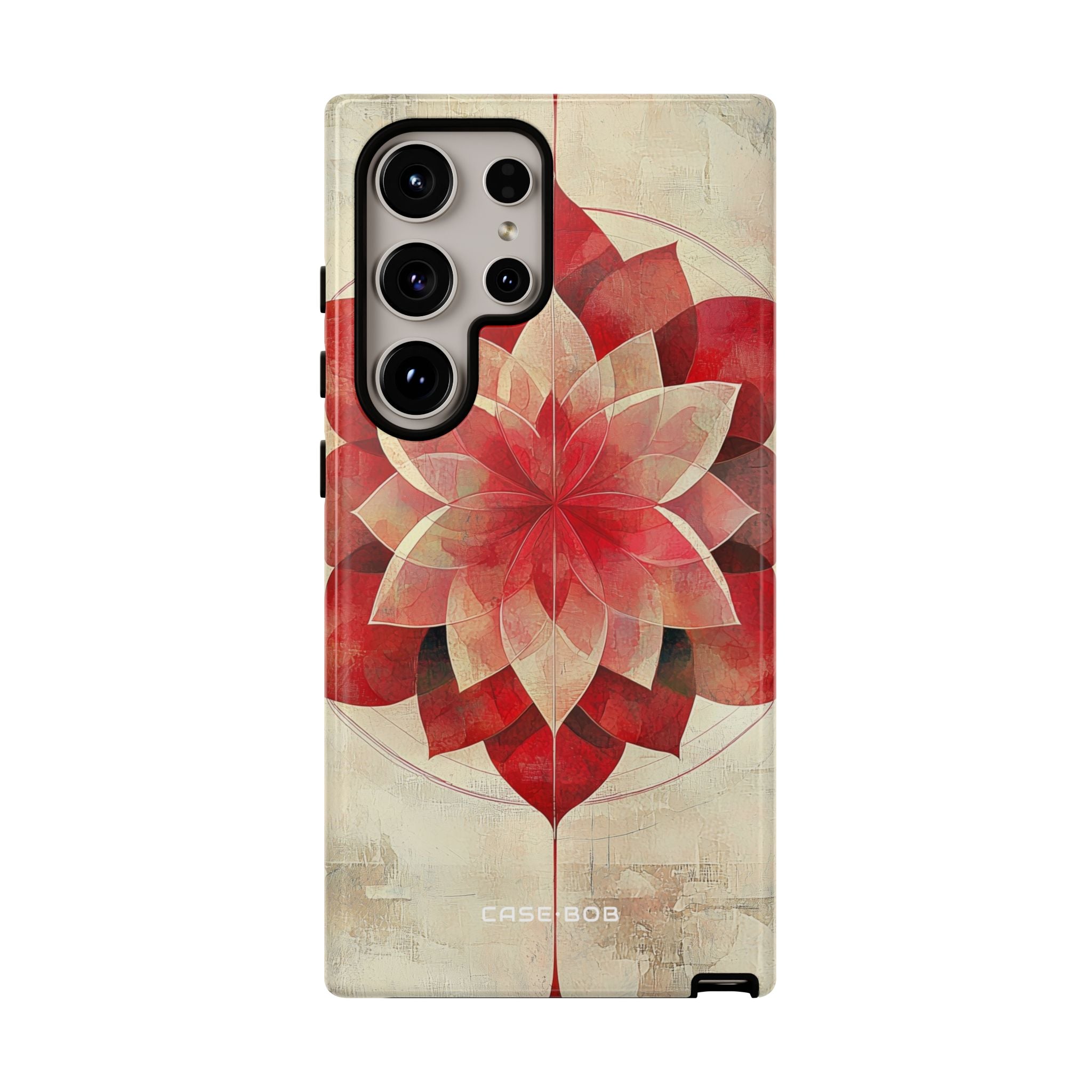 Crimson Bloom Samsung S24 Ultra Cover - Tough