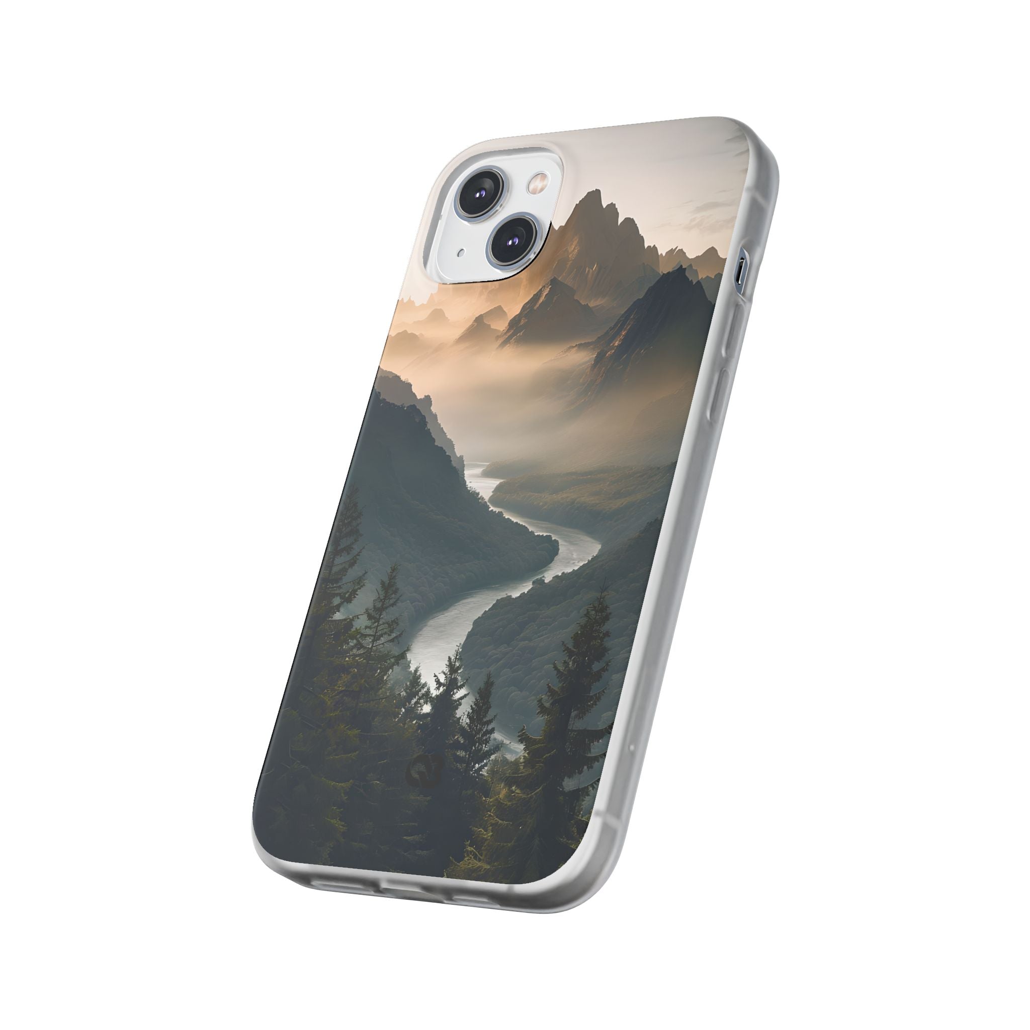 Golden Summit Valley · Soft Phone Case for iPhone