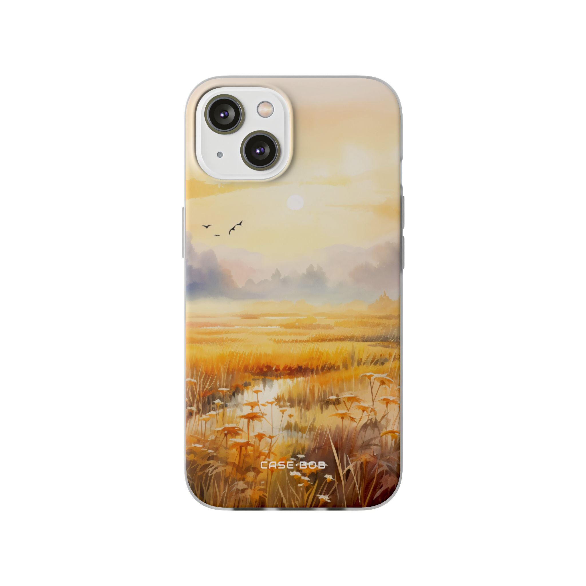 Glowing Sunrise iPhone 14 Case - Soft