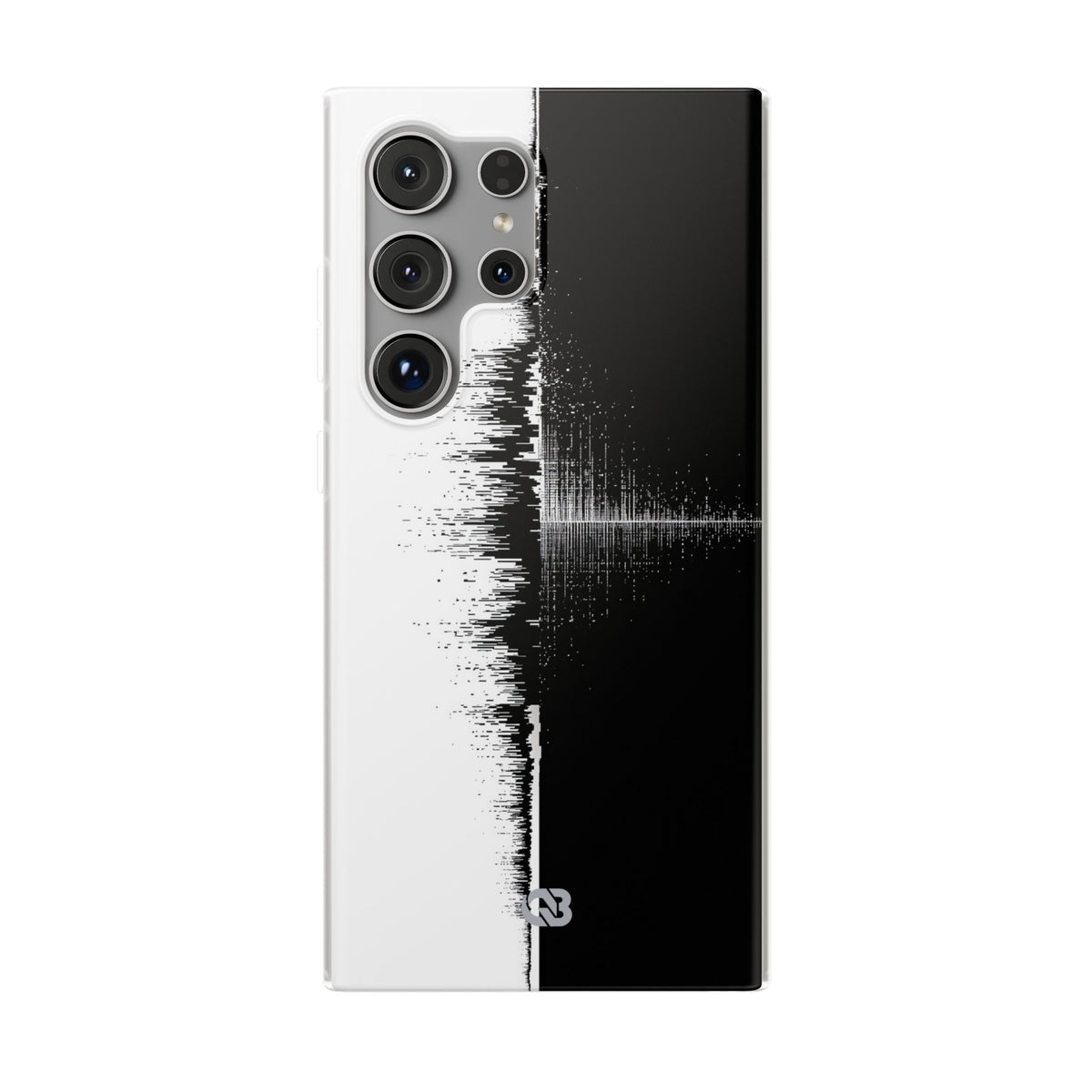 Black Lite Phone Case for Samsung - Static Signal Split