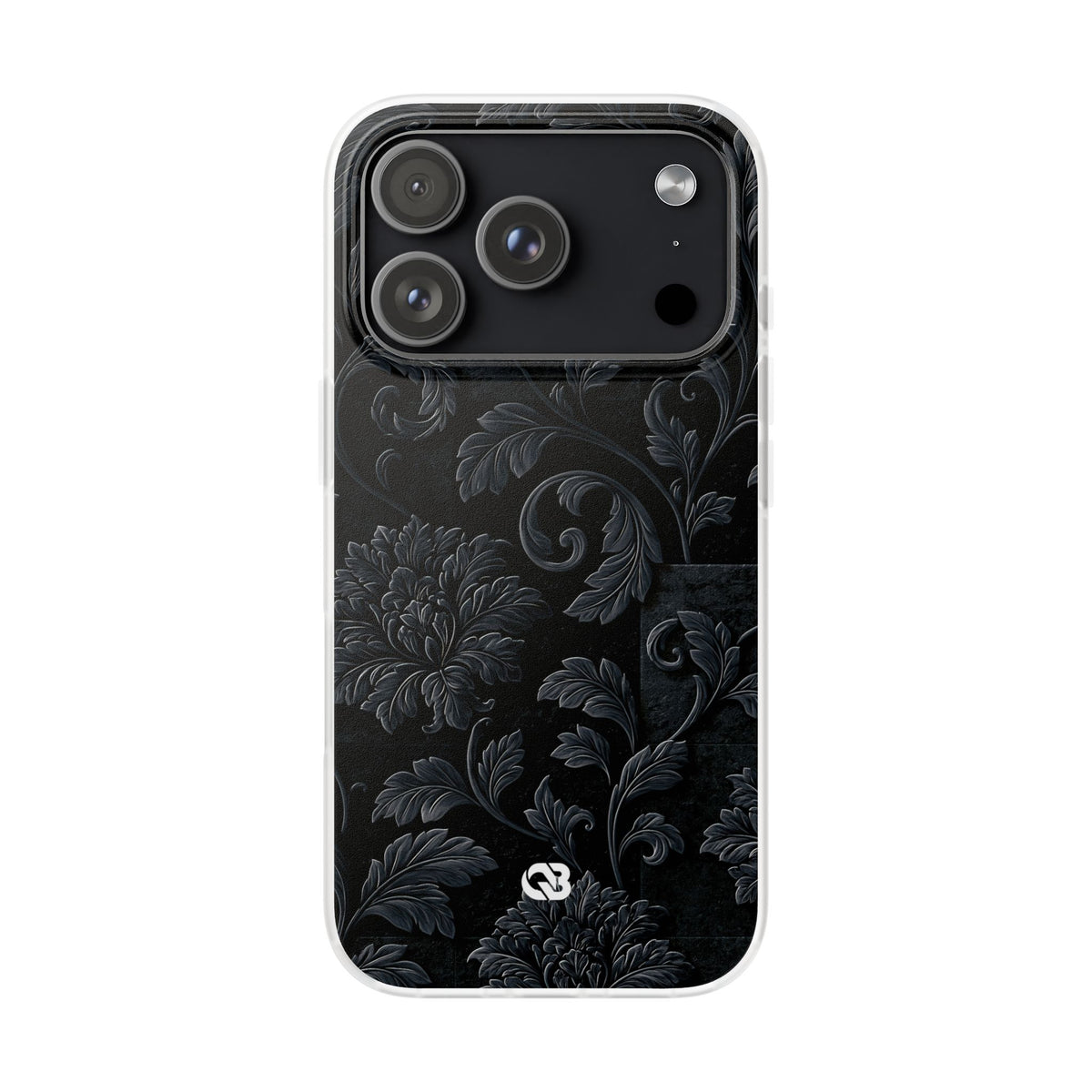 Obsidian Damask · Lite Phone Case for iPhone · Black