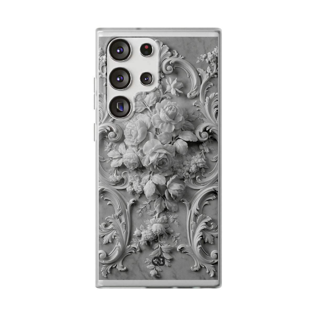 Rococo Marble Rose · Lite Phone Case for Samsung · White