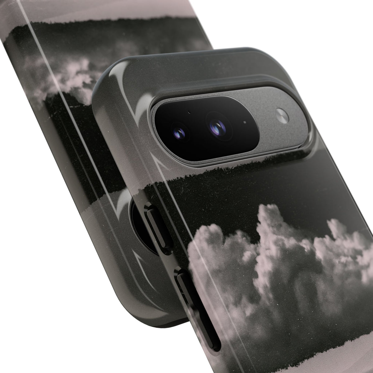 Crimson Horizon · Tough Phone Case for Pixel · Black