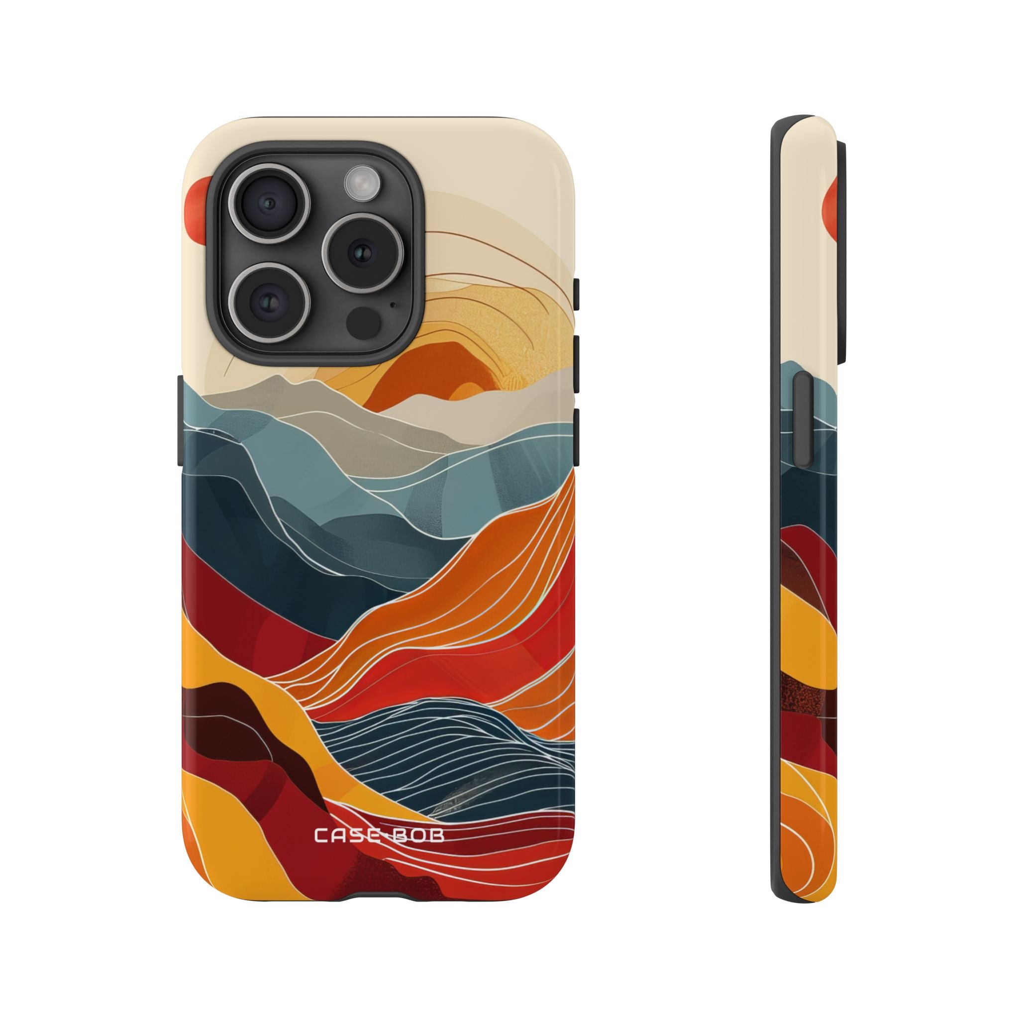 Sunlit Ridges iPhone 15 Pro Case - Tough