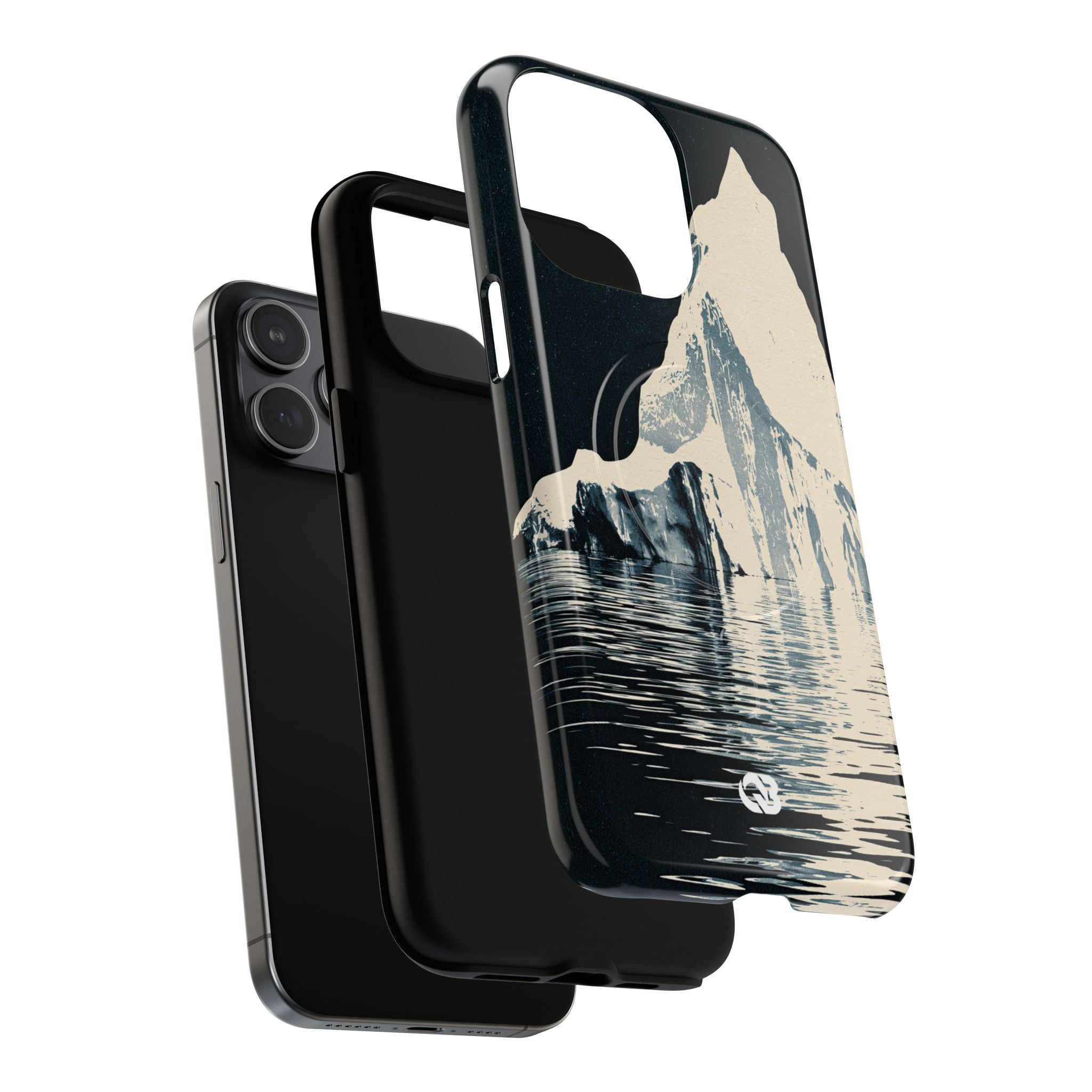 Blue Tough 2.0 Magsafe Phone Case for iPhone - Frozen Navy Monolith