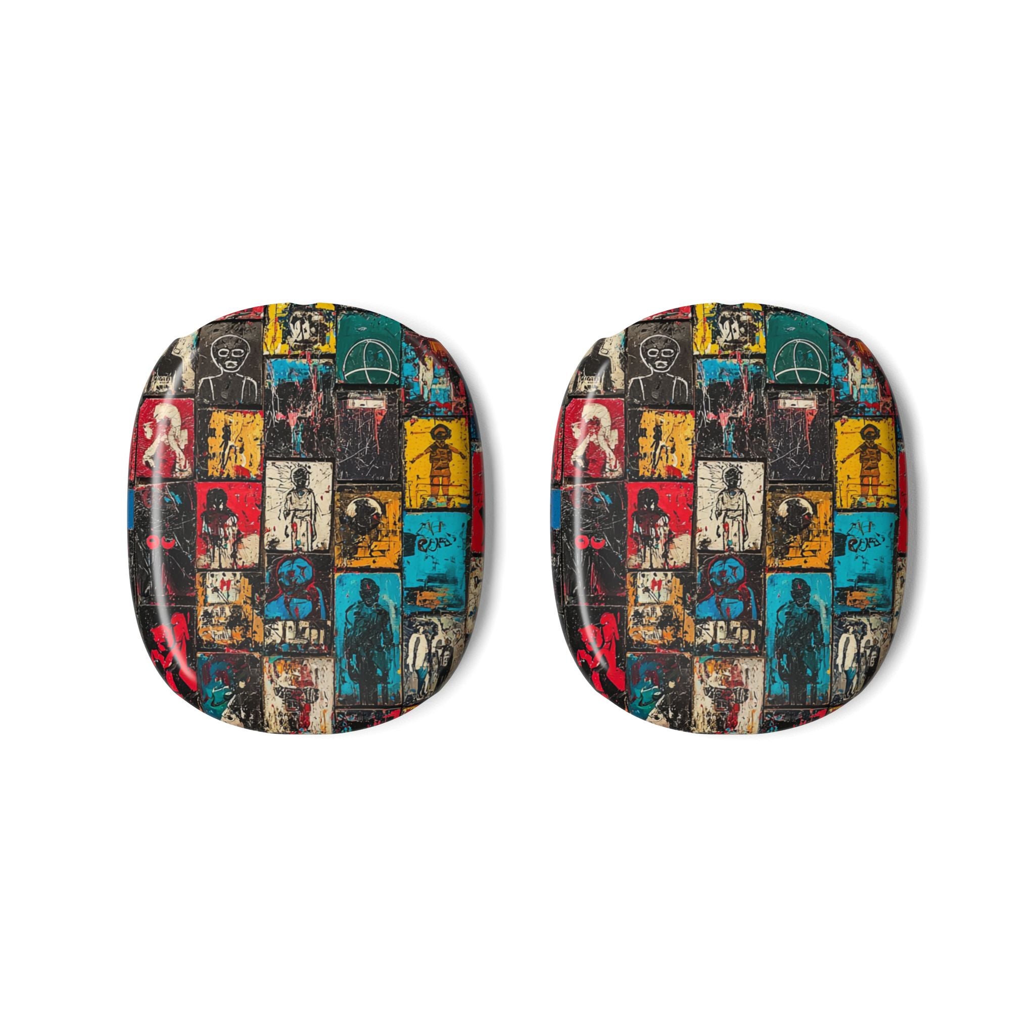 Portrait Grid Crimson - AirPod Max Case