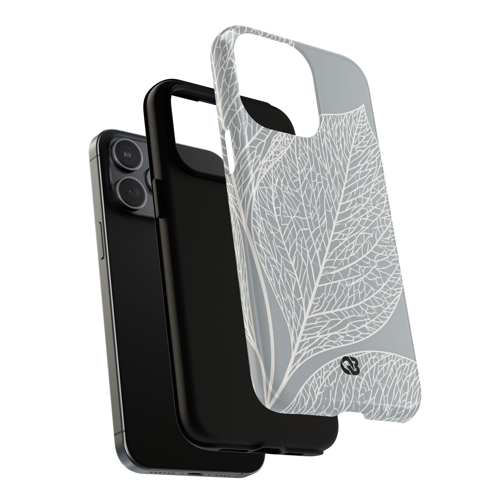 Grey Tough 2.0 Magsafe Phone Case for iPhone - Frosted Ash Veins