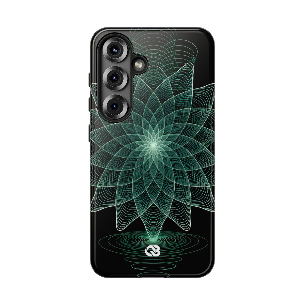 Harmonic Orbit Bloom · Tough Phone Case for Samsung · Green