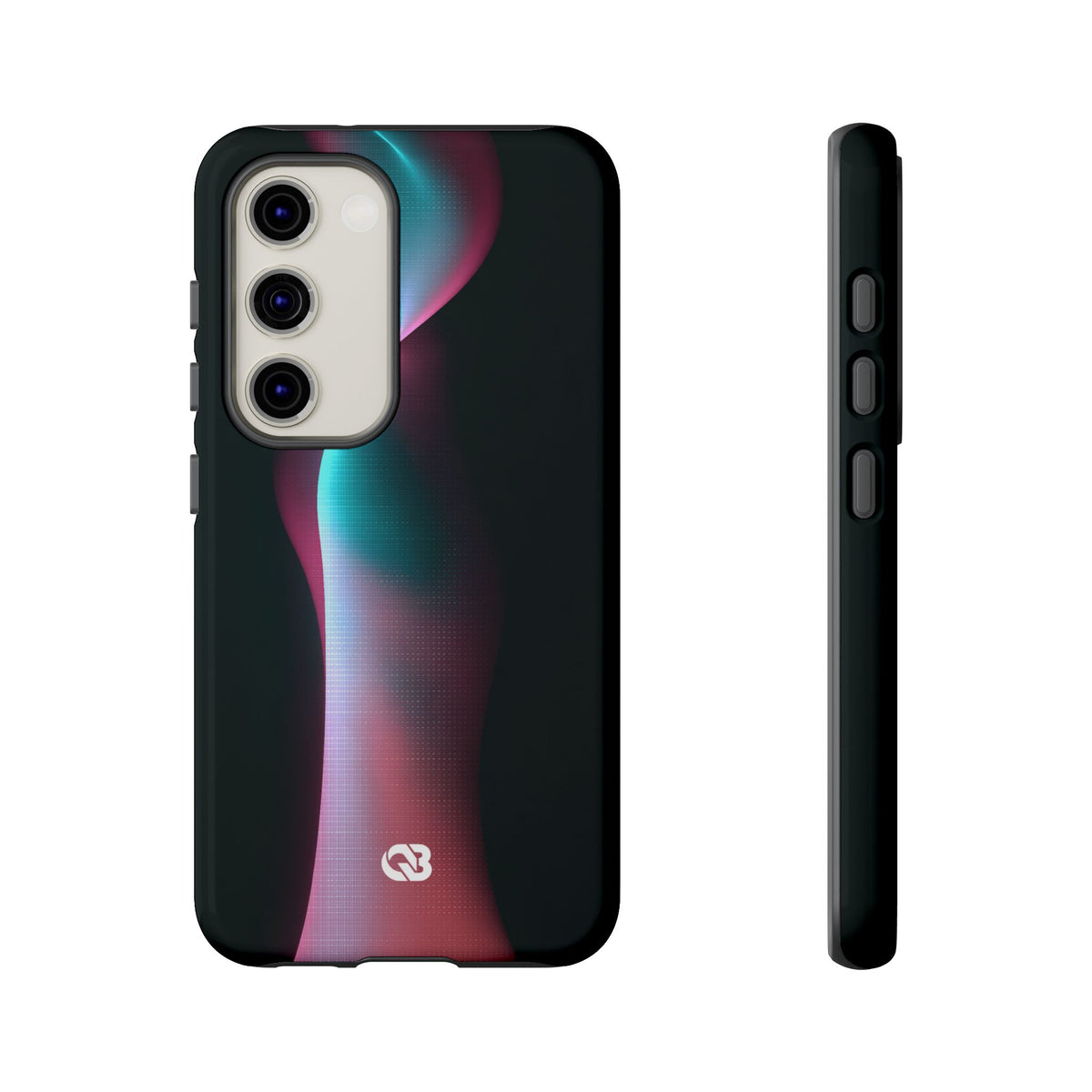 Neon Pixel Flow · Tough Phone Case for Samsung · Black