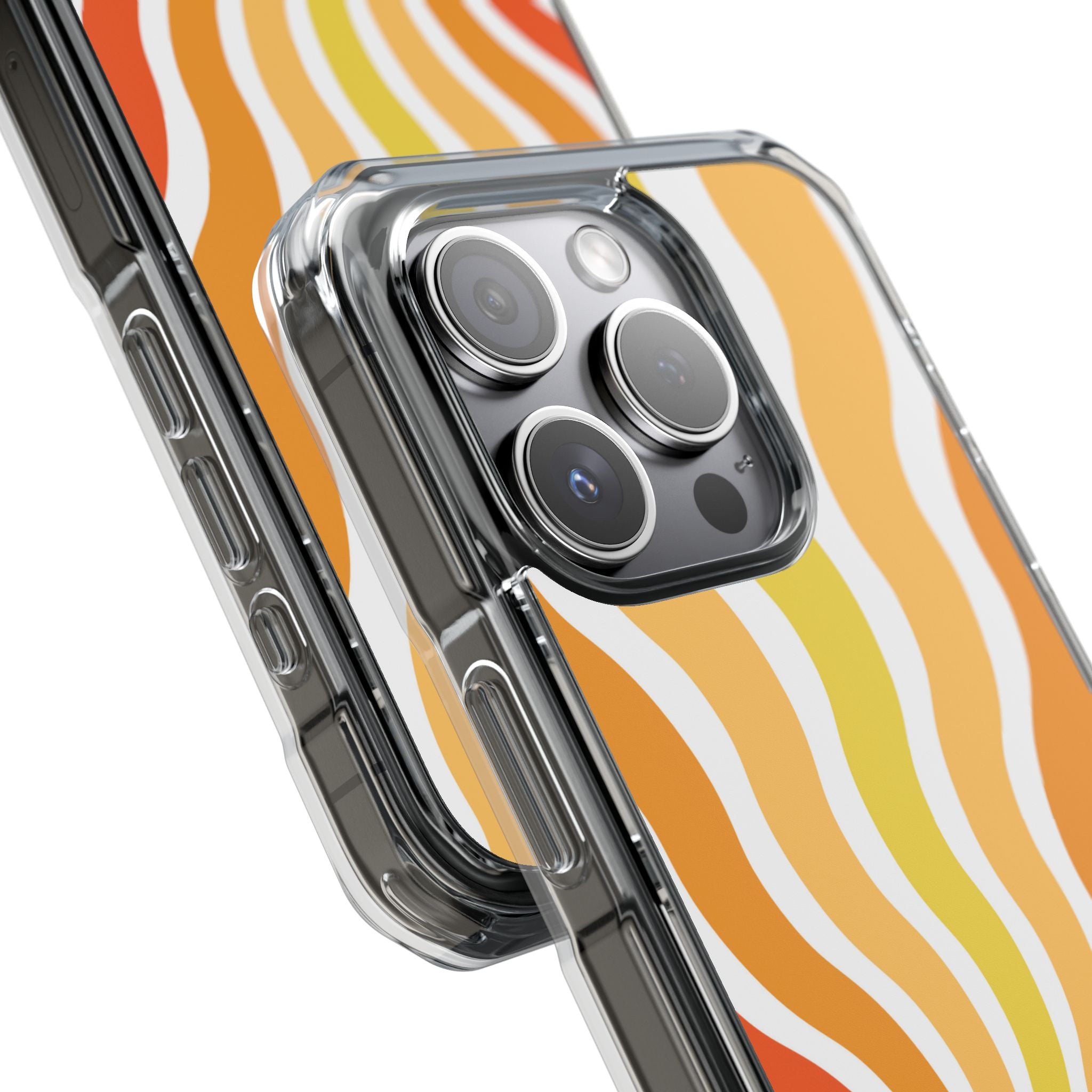 Amber Solar Waves · Impact Phone Case for iPhone · Magsafe