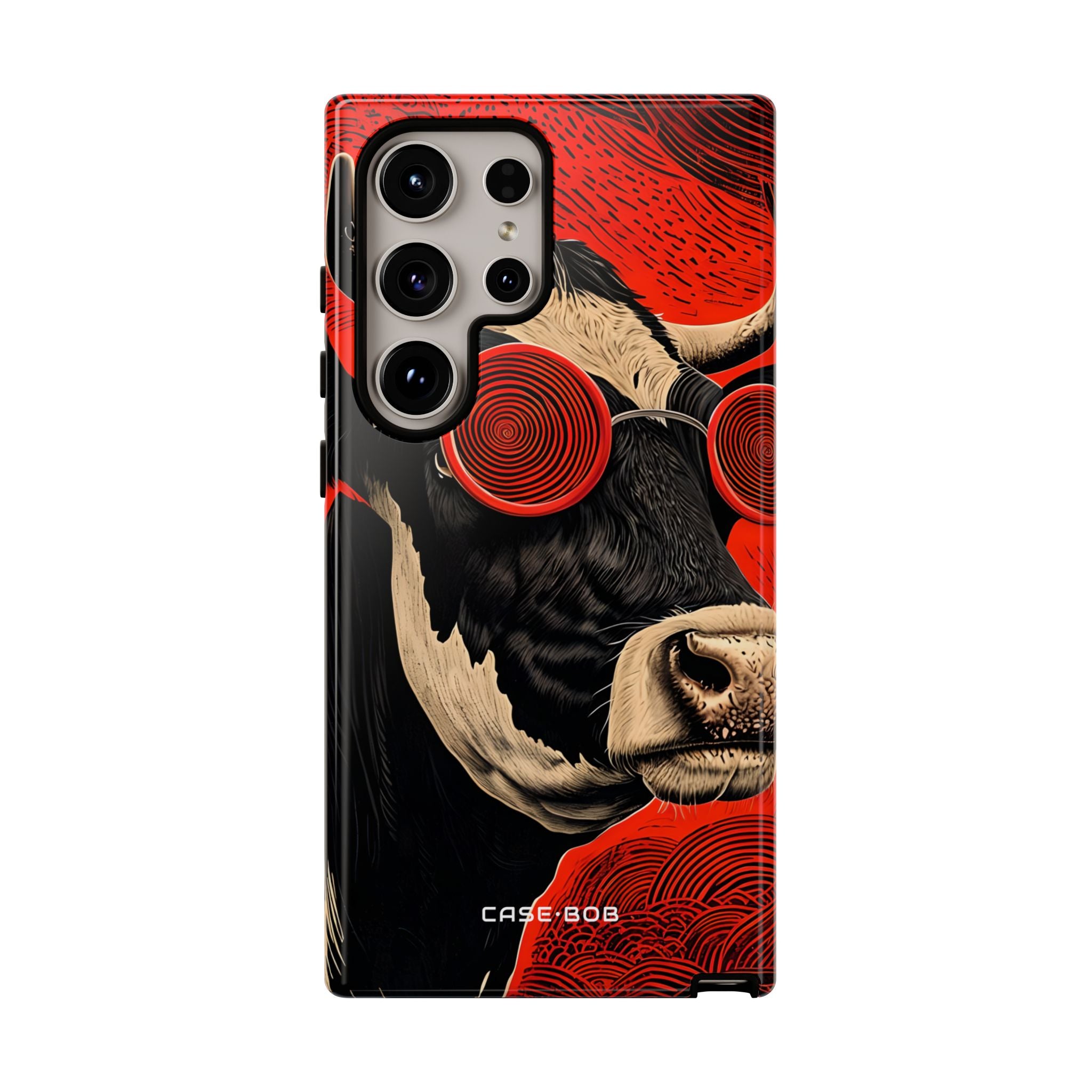 Hypnotic Cow Samsung S24 Ultra Case - Tough