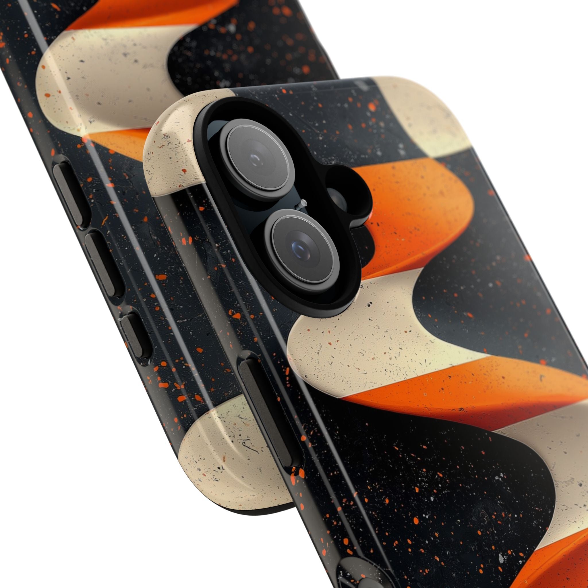 Orange Grit Twist · Tough Phone Case for iPhone