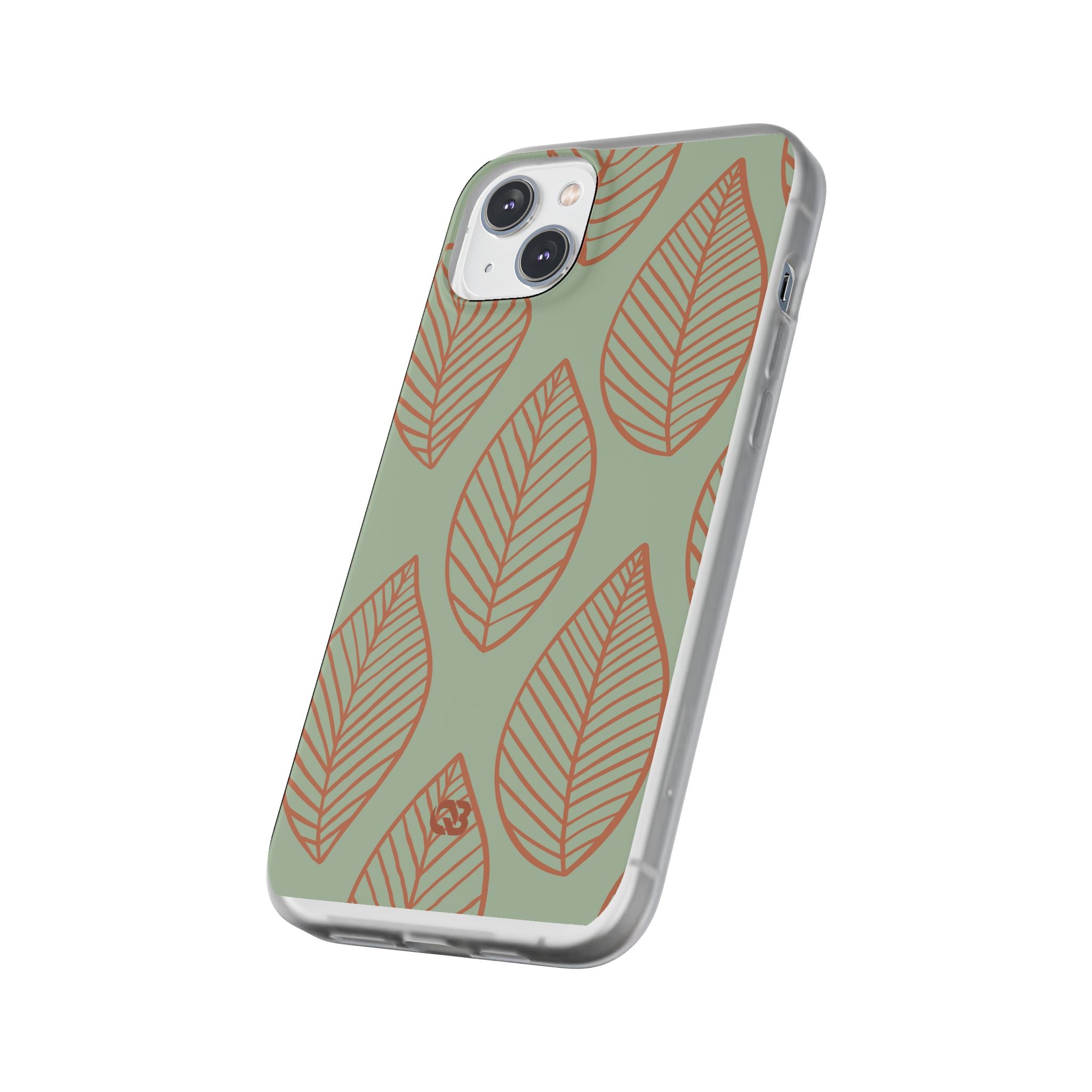 Sage Earth Leaves · Soft Phone Case for iPhone