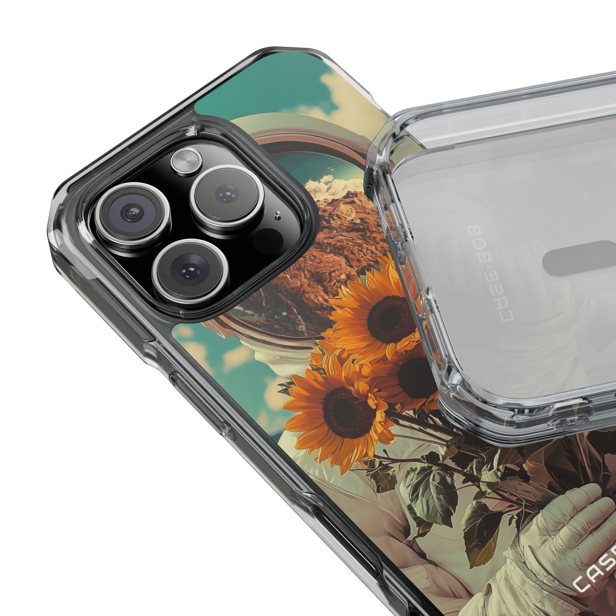 Sunflower Astronaut iPhone 16 Pro Case - Impact