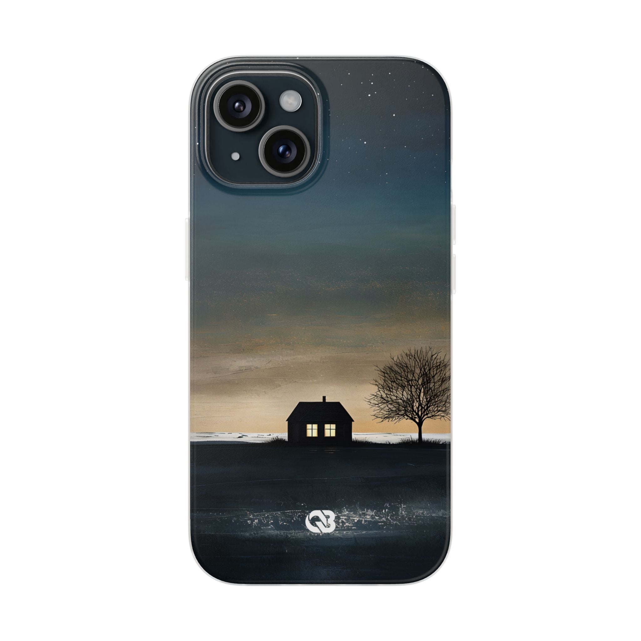 Midnight Cabin Glow · Soft Phone Case for iPhone