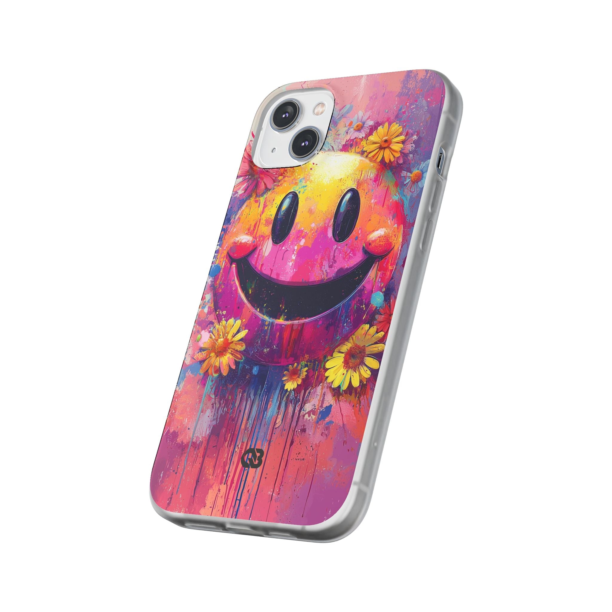 Vivid Grin Graffiti · Soft Phone Case for iPhone