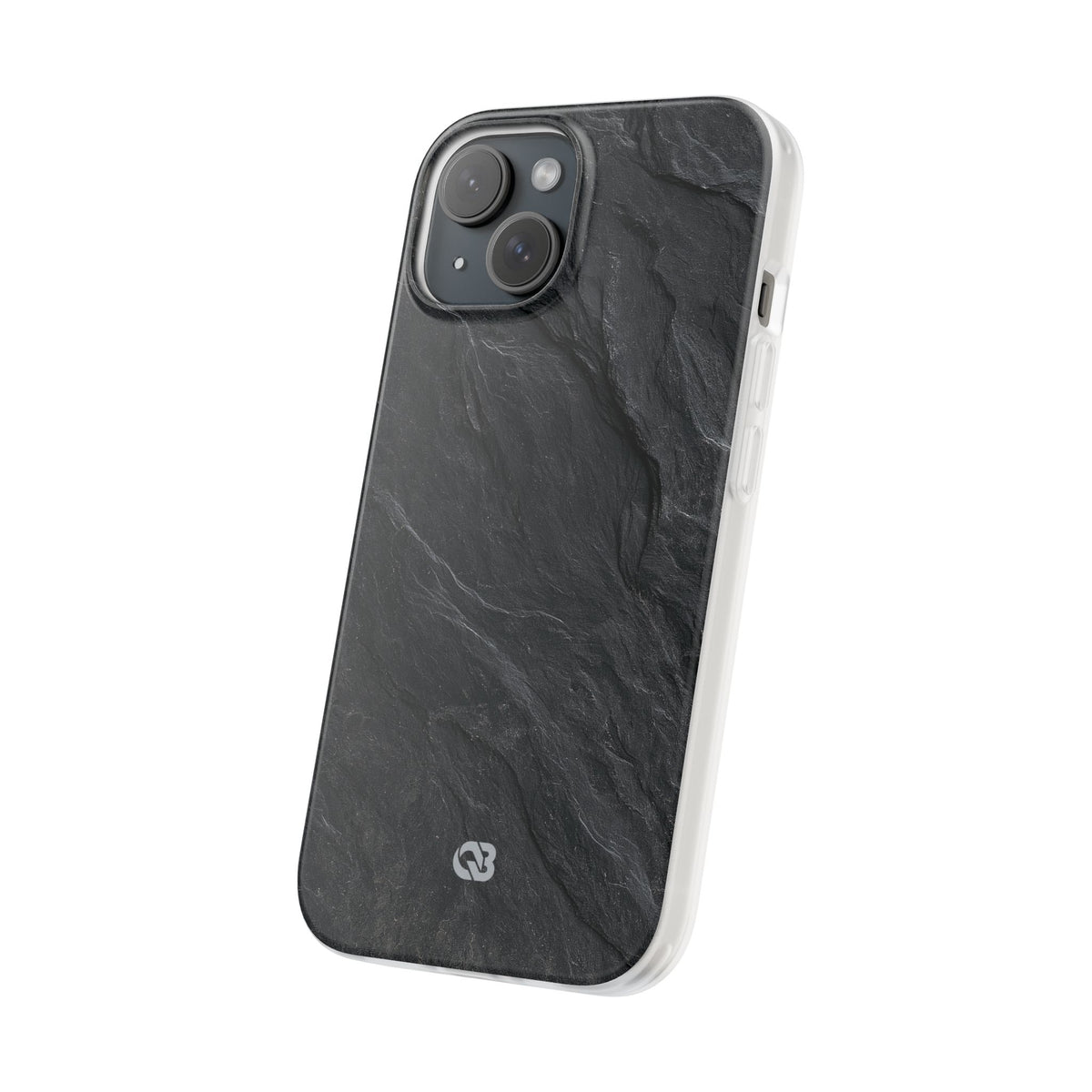 Black Lite Phone Case for iPhone - Midnight Slate Ridge