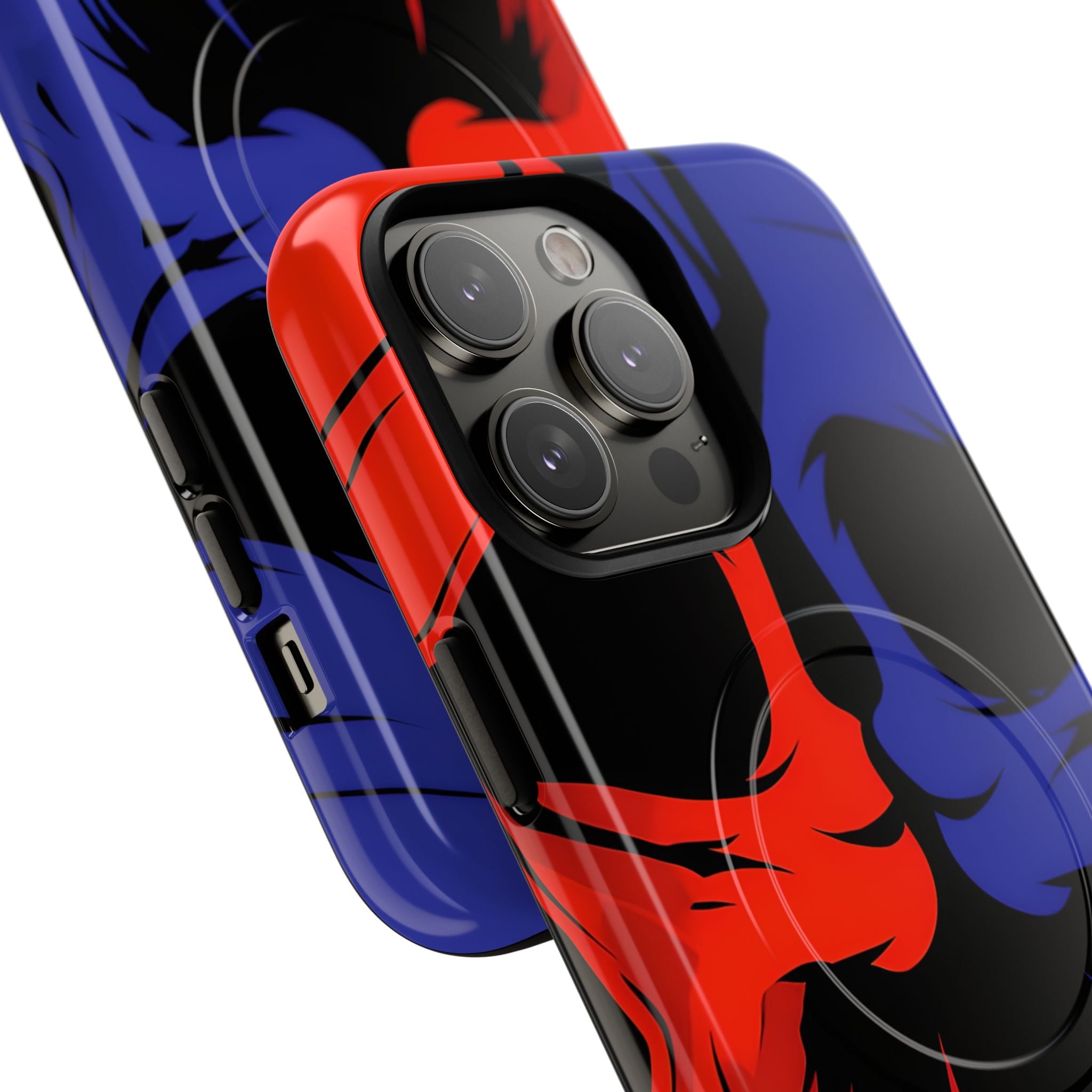 Crimson Cobalt Skulls · Tough+ Phone Case for iPhone · Magsafe