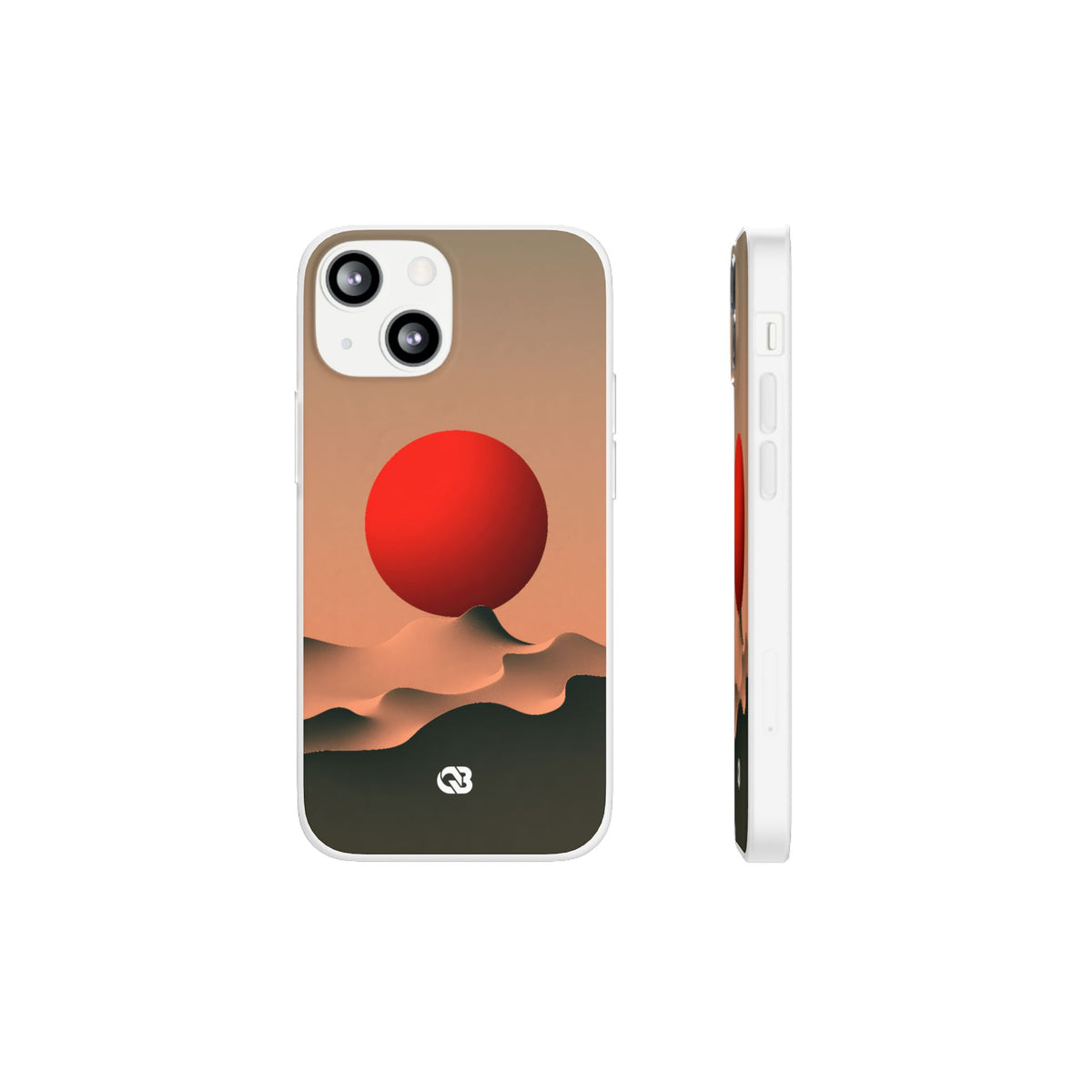Crimson Sol Ridge · Lite Phone Case for iPhone · Red