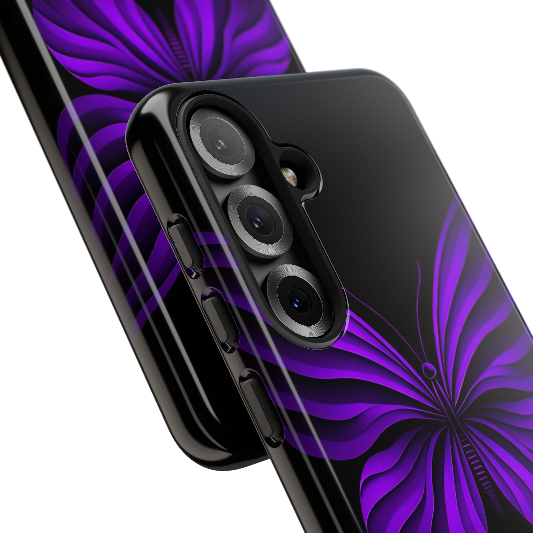 Violet Monarch Samsung S25 Case - Tough