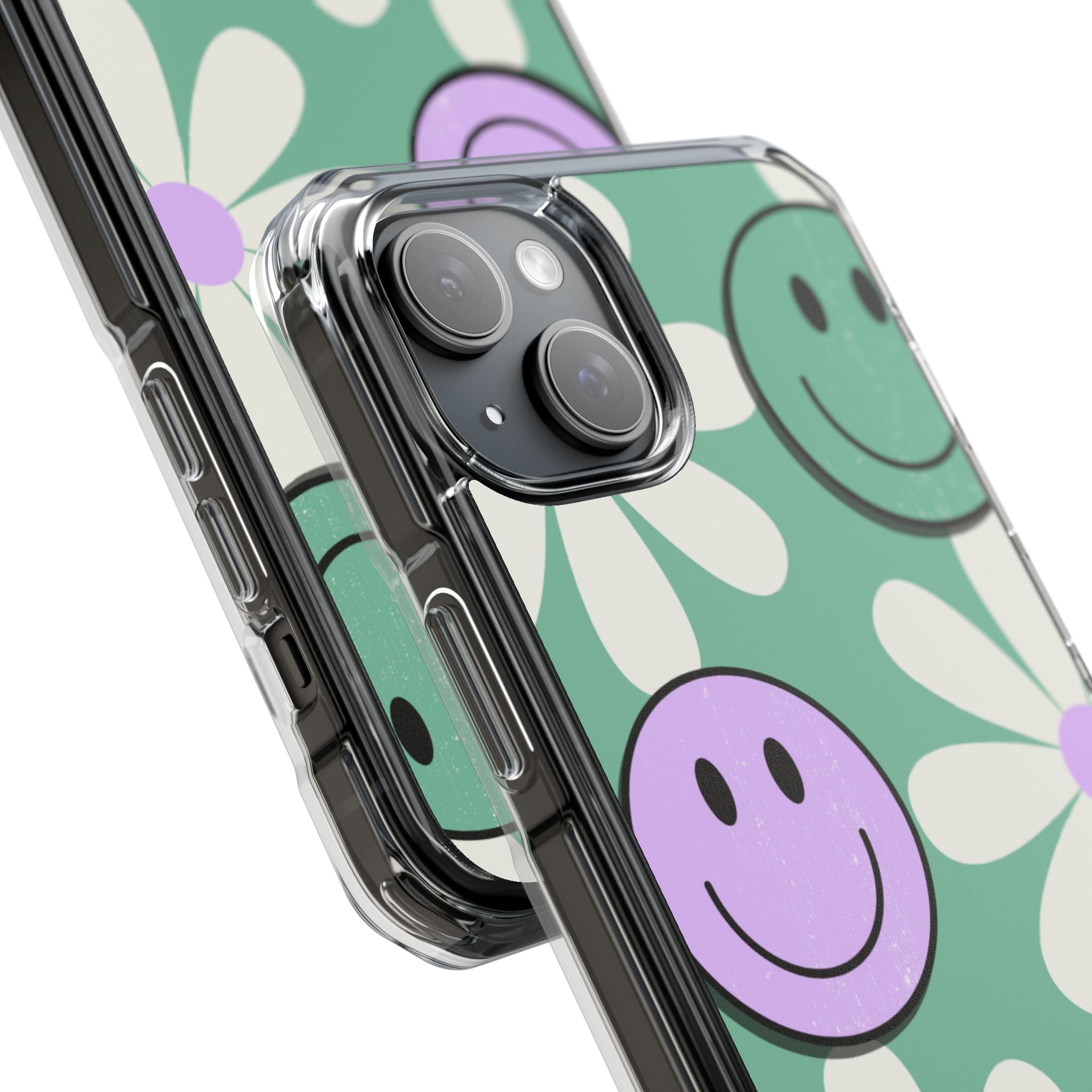 Smiley Daisy Glow iPhone 15 Plus Case - Impact